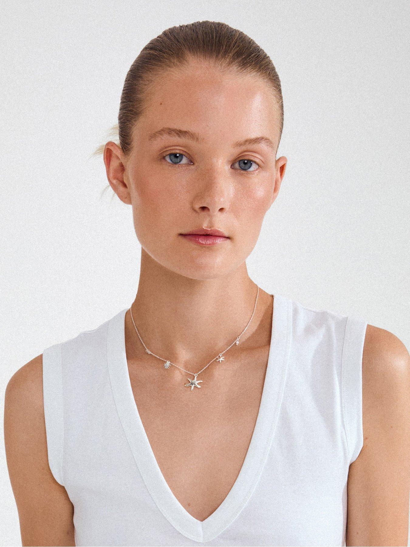 pilgrim-prism-necklace-silver-platedstillFront