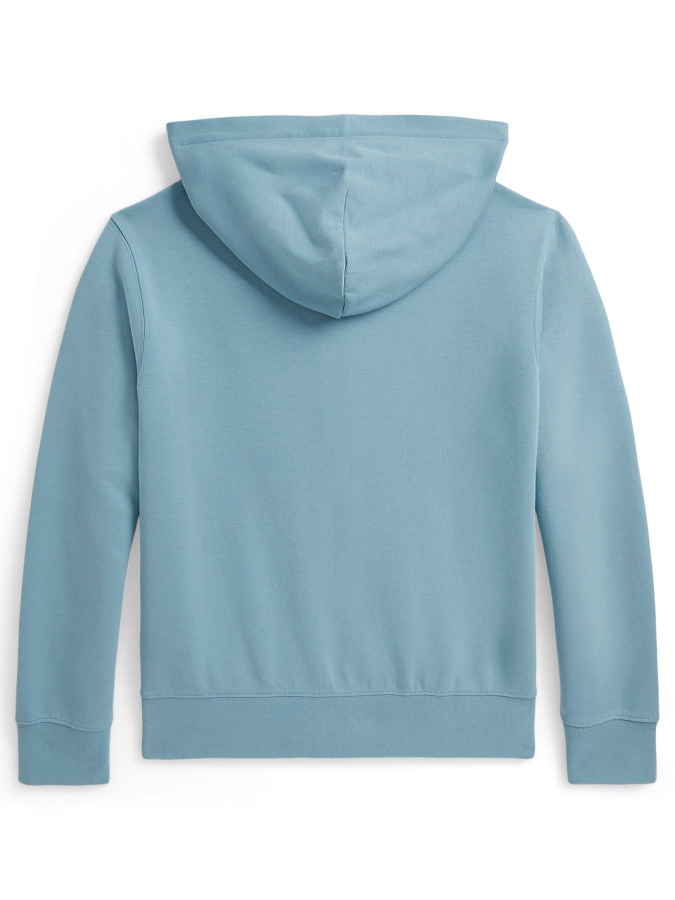 Image 2 of 2 of Polo Ralph Lauren Boys Zip Up Hoodie - Blue
