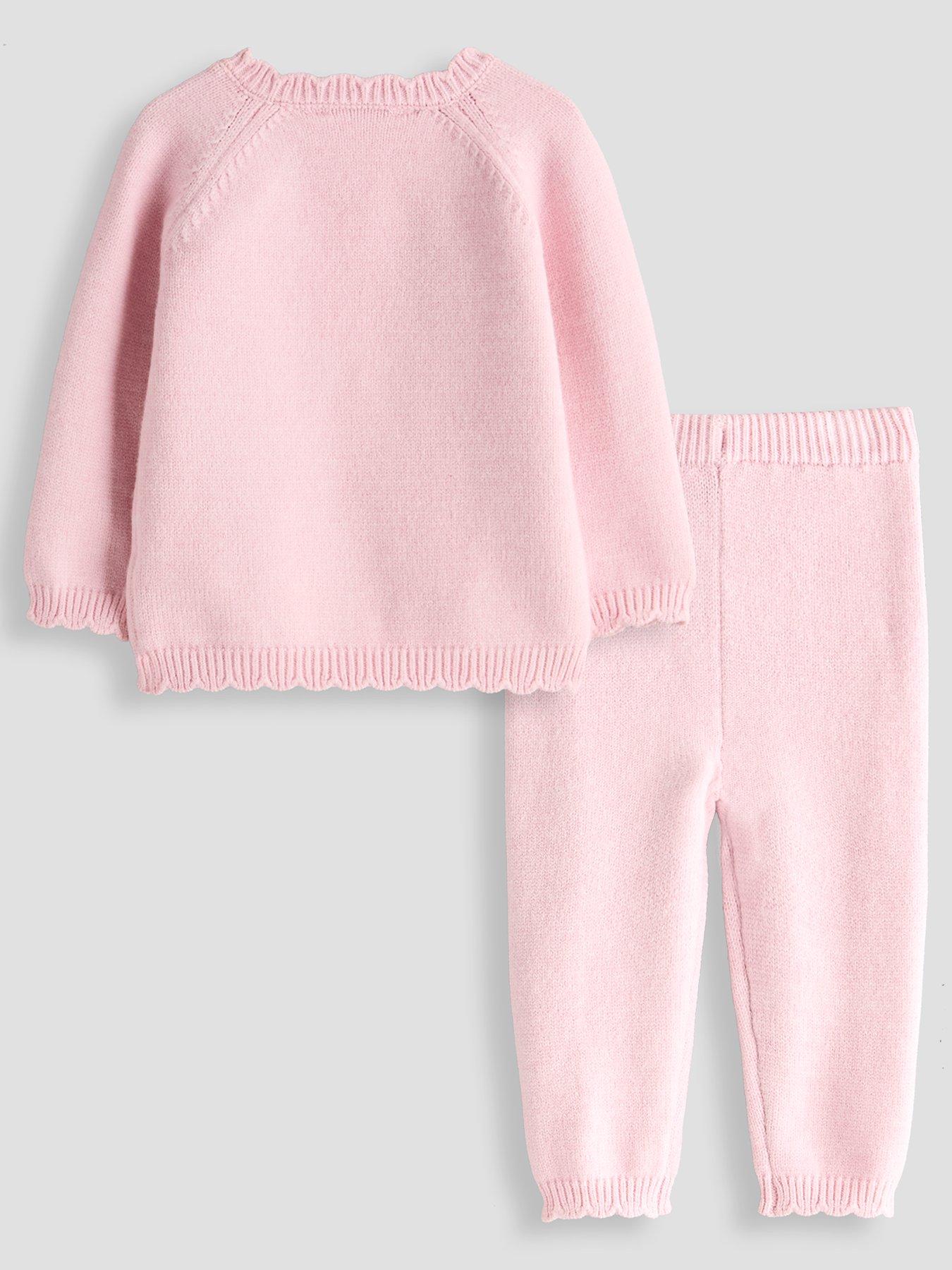Image 2 of 4 of The Very Collection Baby Girls Knit Set - Pink