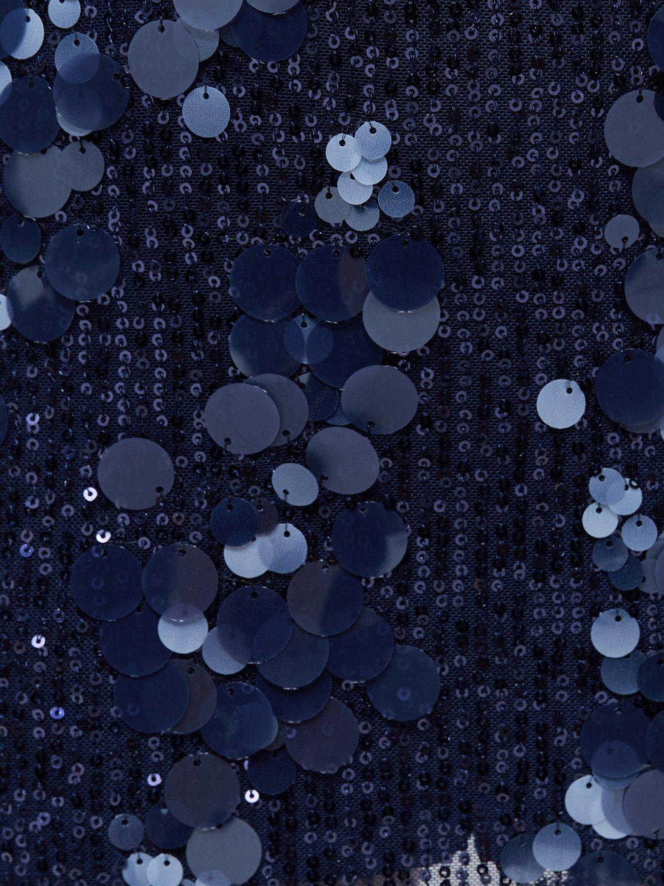 Image 5 of 5 of New Look 915 Girls Scattered Sequin Skort - Navy