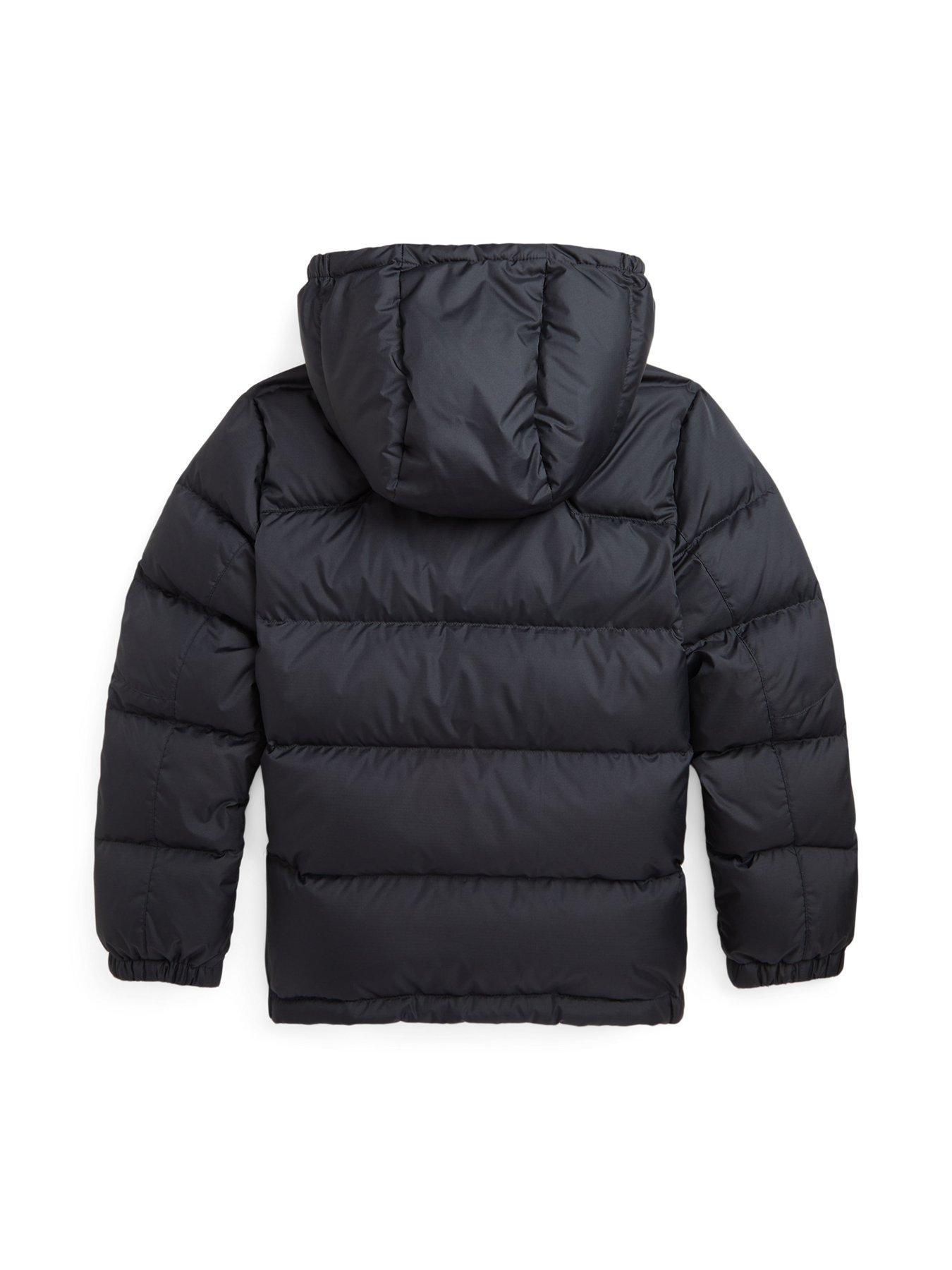Image 5 of 6 of Polo Ralph Lauren Boys Padded Coat - Black
