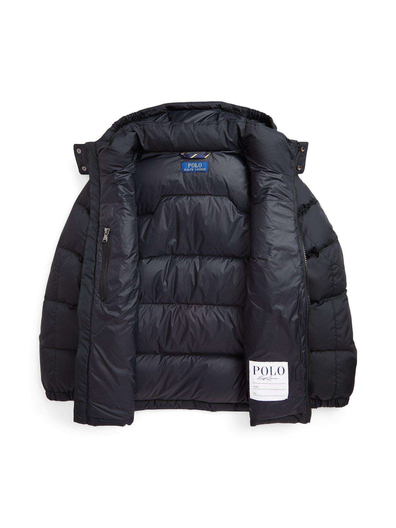 Image 6 of 6 of Polo Ralph Lauren Boys Padded Coat - Black