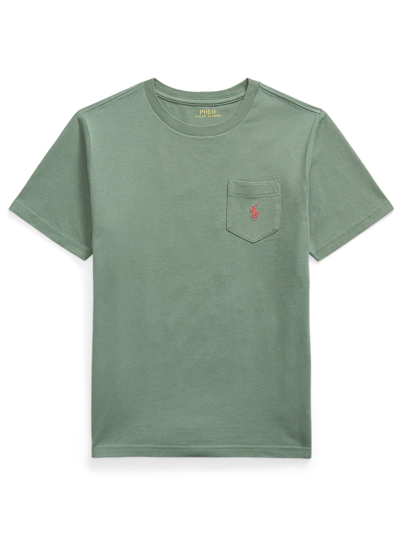 Polo Ralph Lauren Boys Short Sleeve Pocket Detail T-Shirt - Green