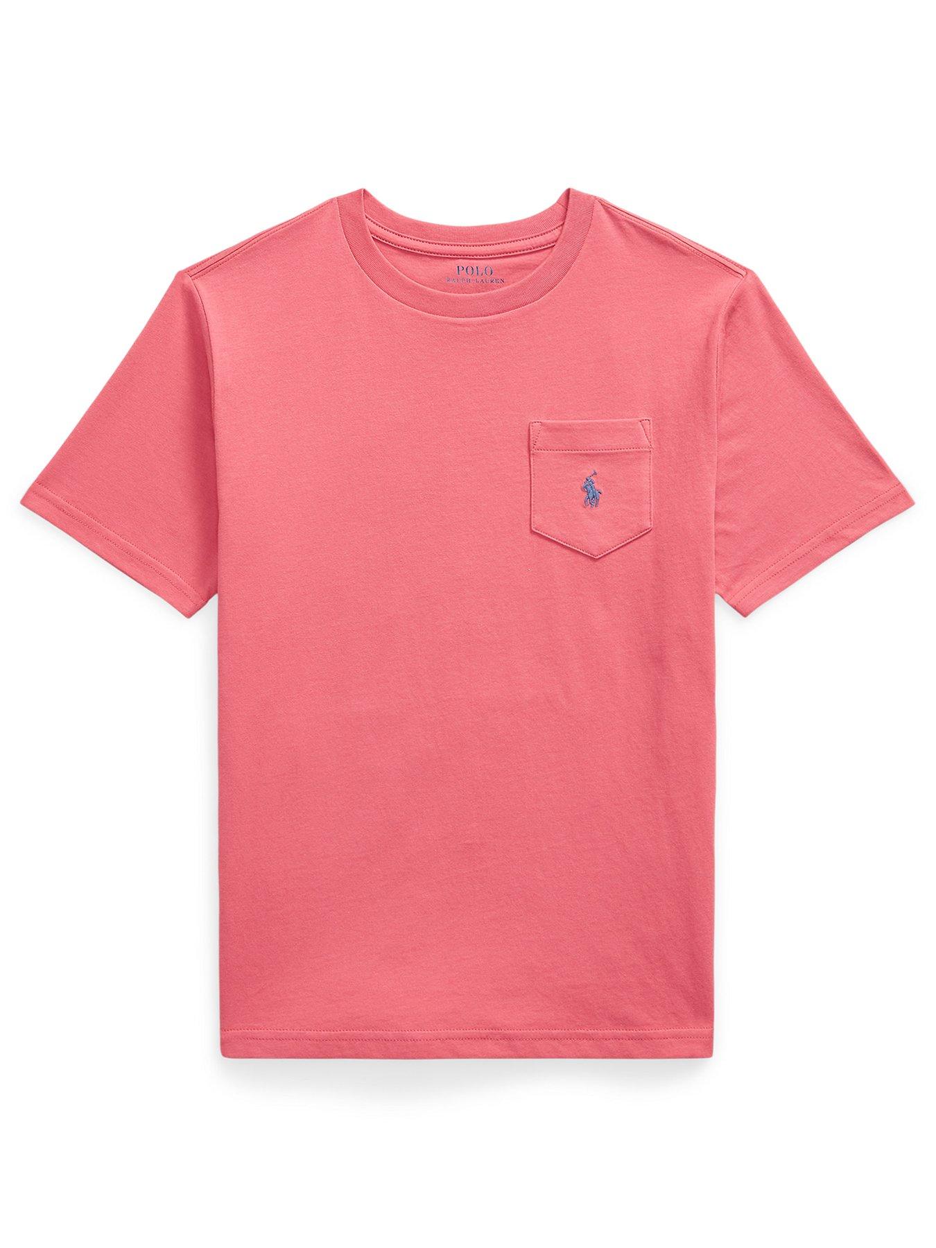 Polo Ralph Lauren Boys Short Sleeve Pocket Detail T-Shirt - Red