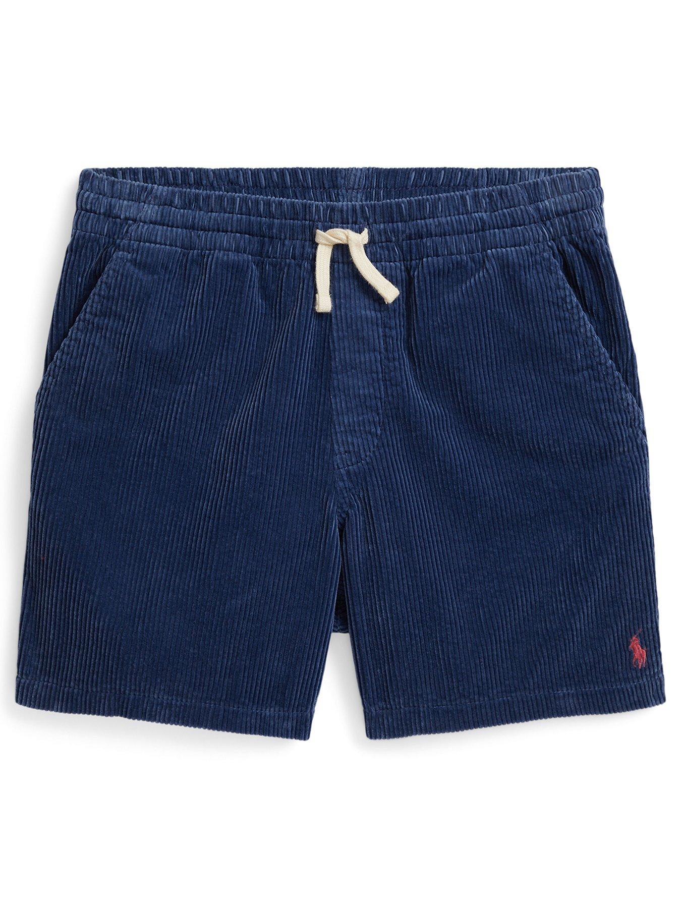 Polo Ralph Lauren Boys Elasticated Waist Ribbed Shorts - Navy