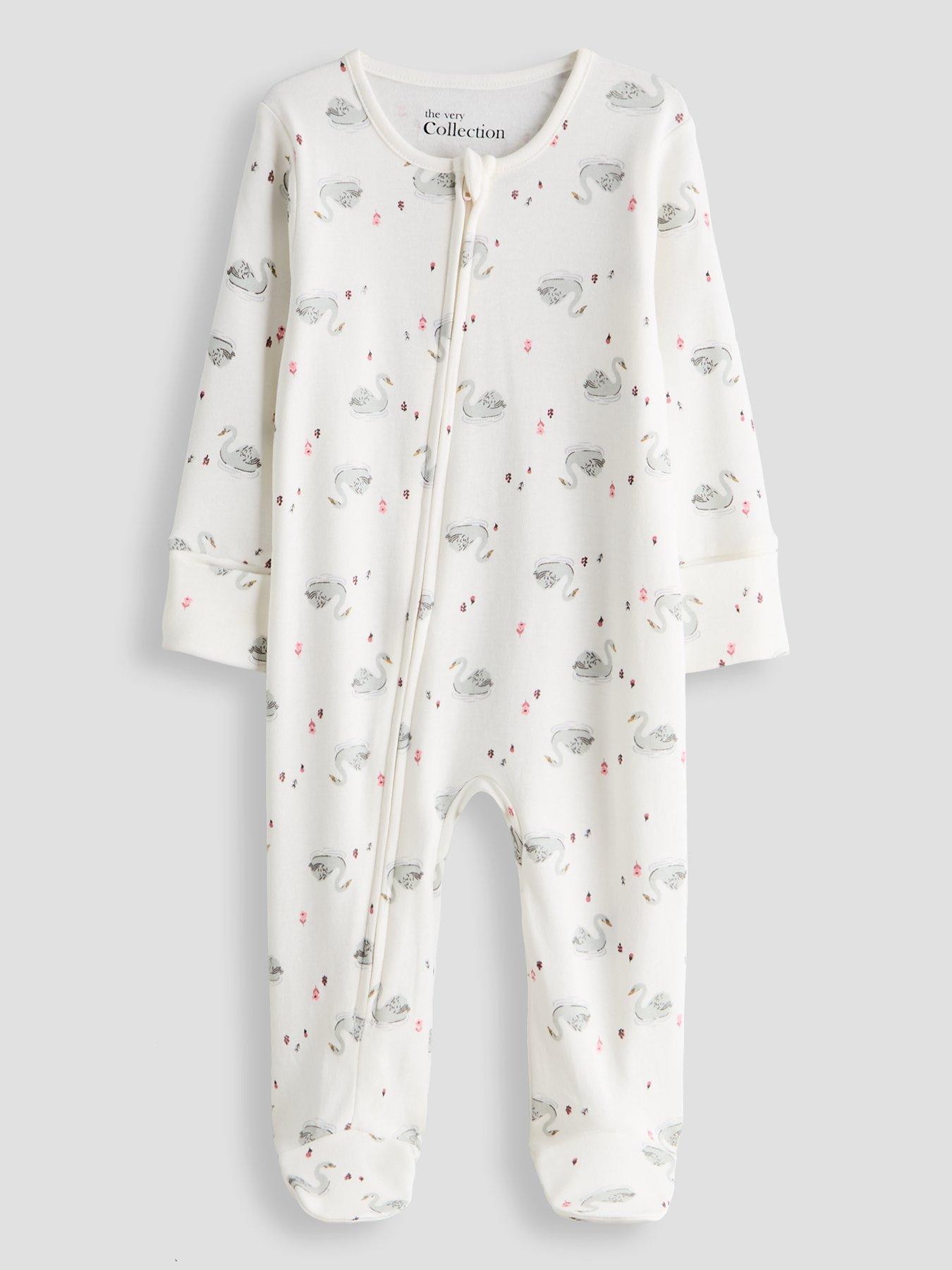 Image 3 of 5 of The Very Collection Ballerina Print 2 Pack Sleepsuit - Multi