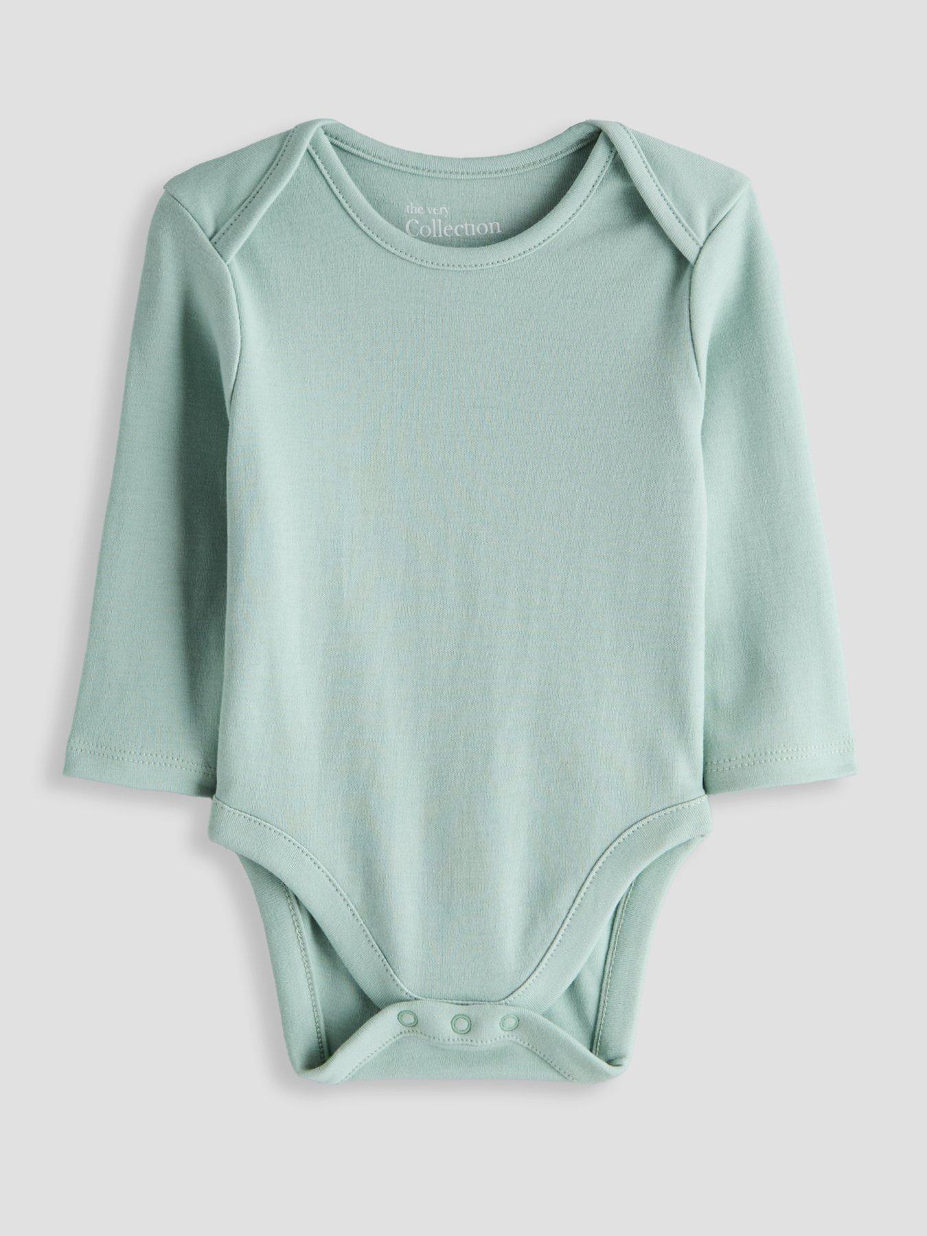 Image 4 of 5 of The Very Collection Baby Girls 5 Pack Long Sleeve Bodysuit - Multi