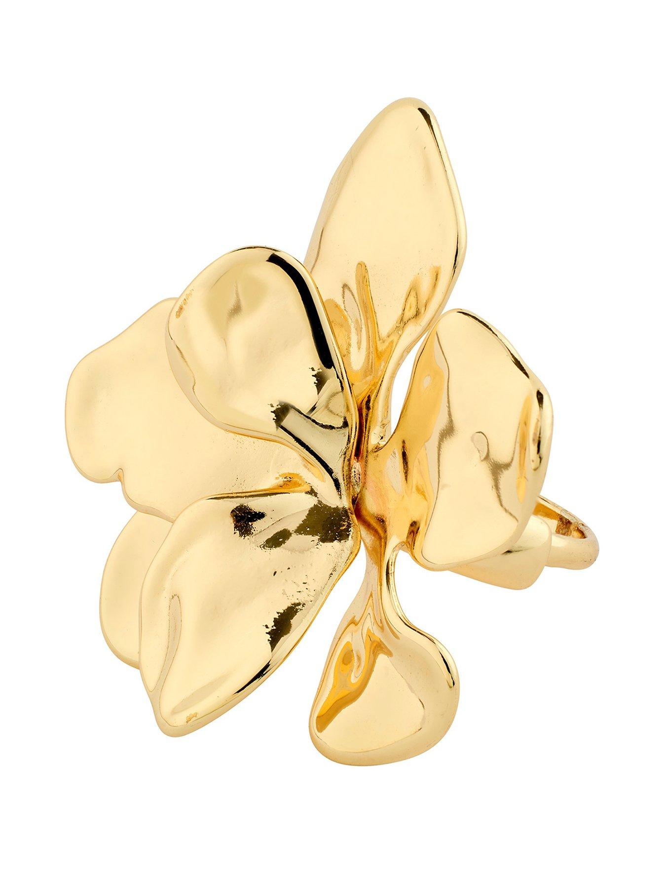 Pilgrim LUNITH ring gold-plated