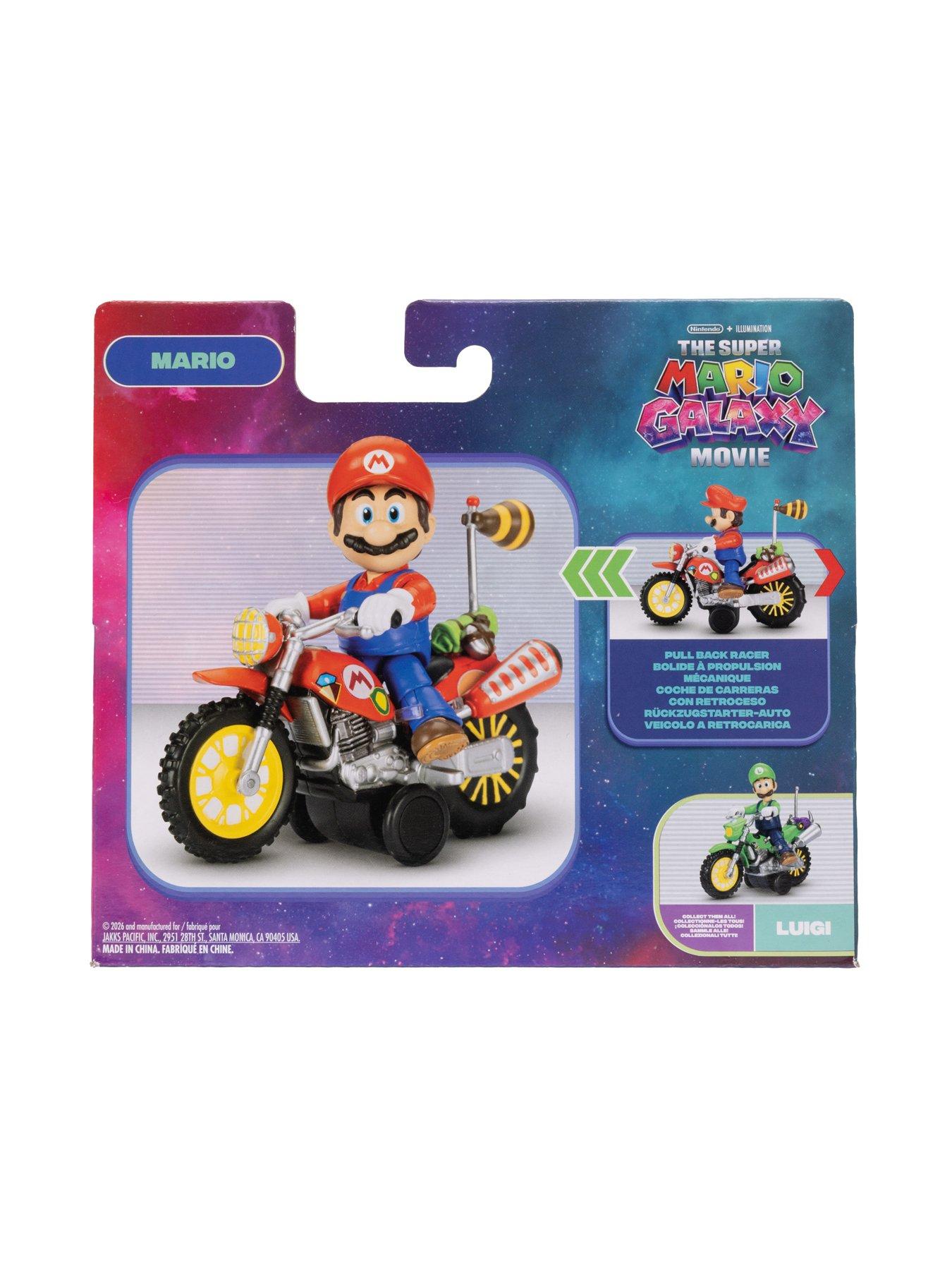 Image 4 of 5 of Super Mario SUPER MARIO MOVIE 2 MARIO FIG + VEHCL 1 W1