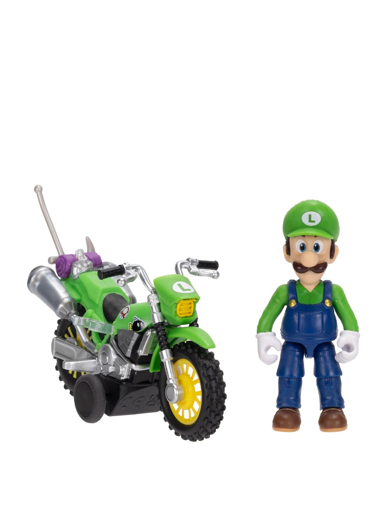 Super Mario Super Mario Movie 2 Luigi Figure and Vehicle