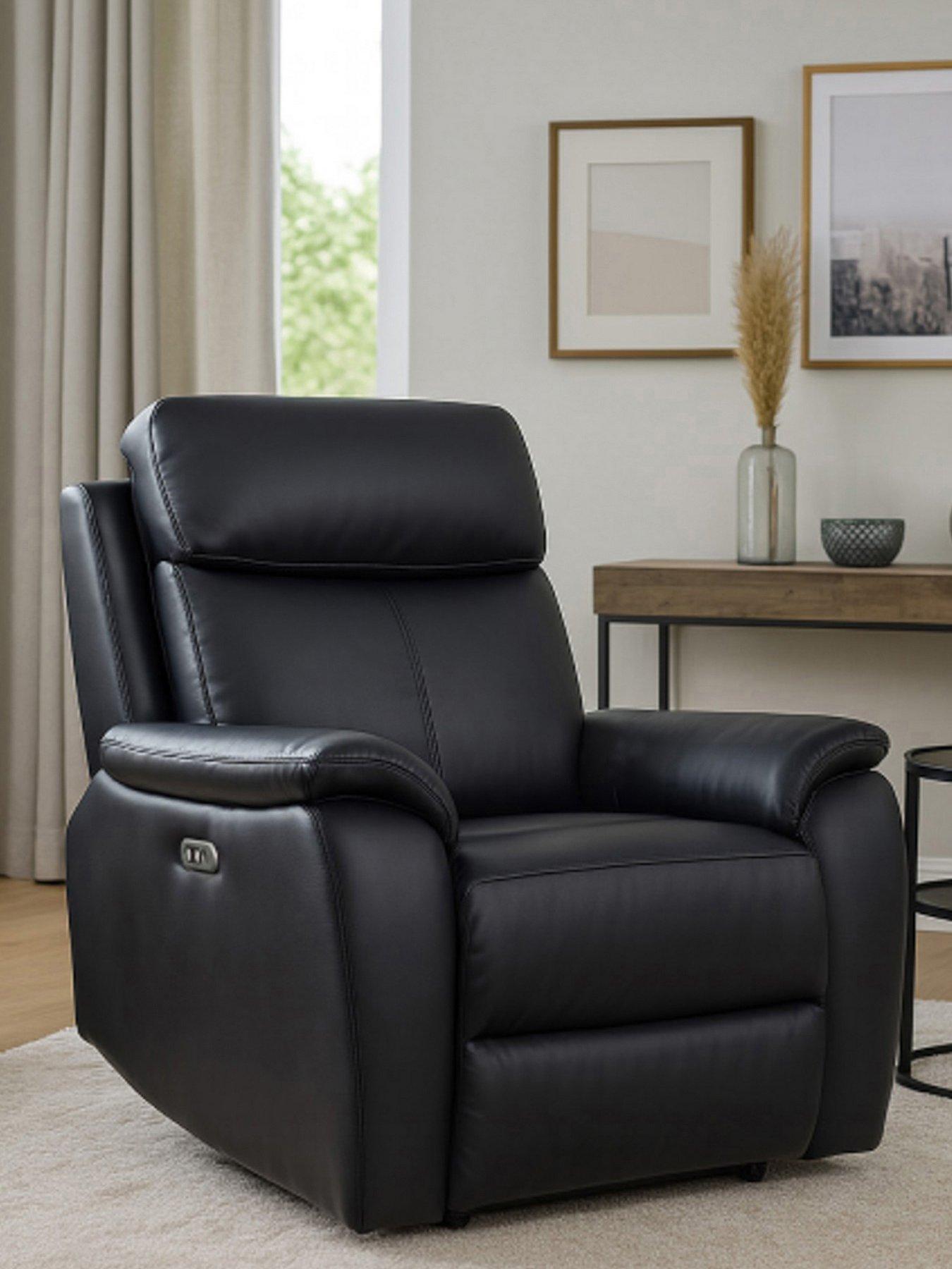 Aspire Kingsmere Leather Power Recliner - Armchair