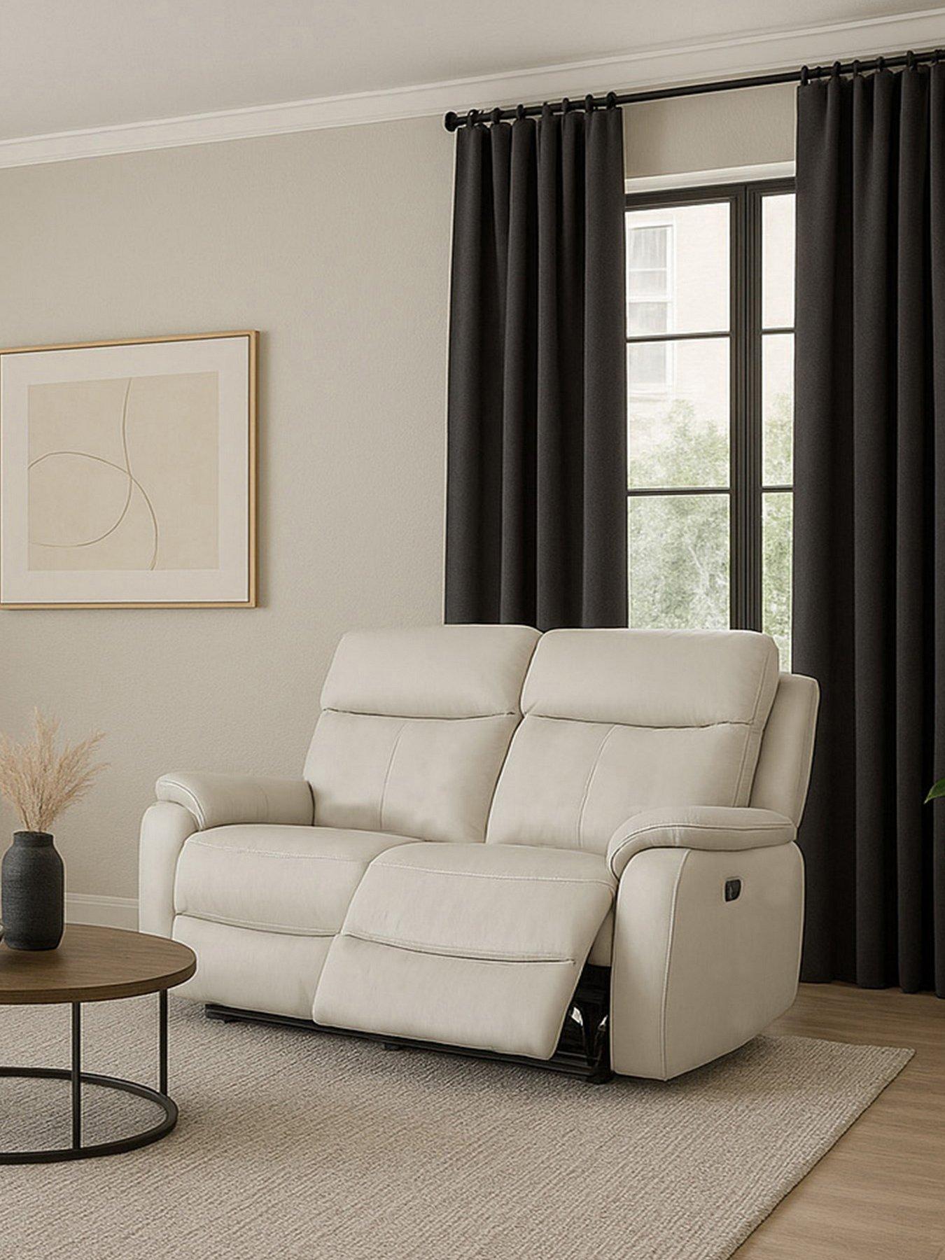 Aspire Kingsmere Leather Power Recliner - 2 Seater