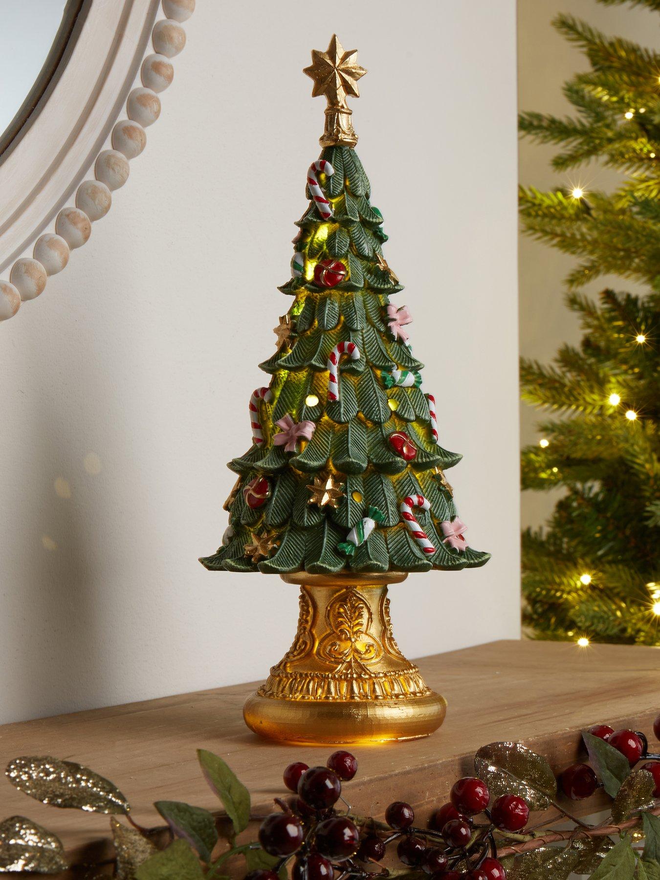 Image 1 of 7 of Heaven Sends Light Up Table Top&nbsp;Christmas Tree - 34 cm