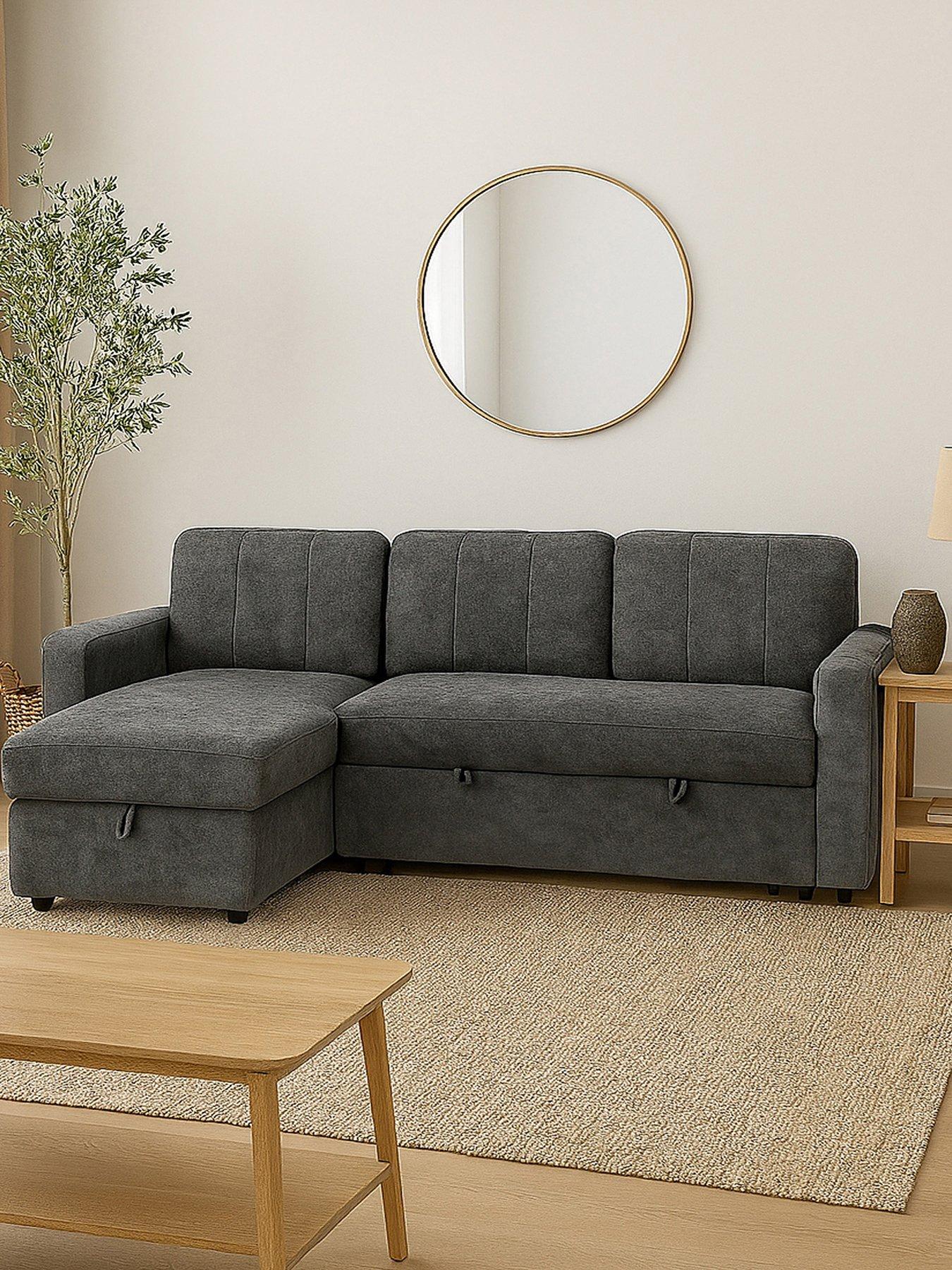 Aspire Nexis Corner Chaise Sofa Bed - Left Hand Side