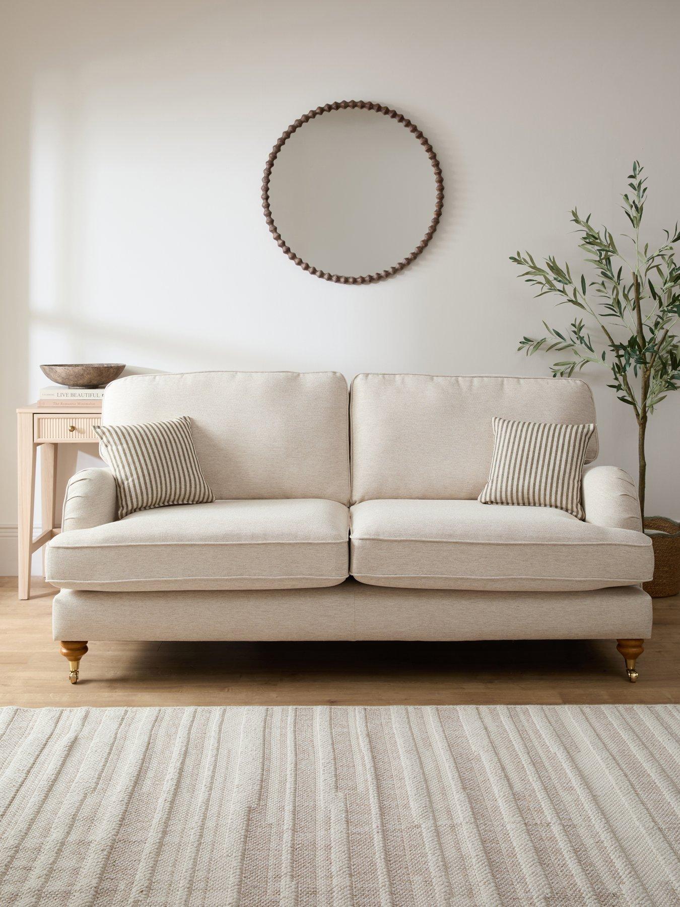 The Very Collection Bay Plain 3 Seater Sofa