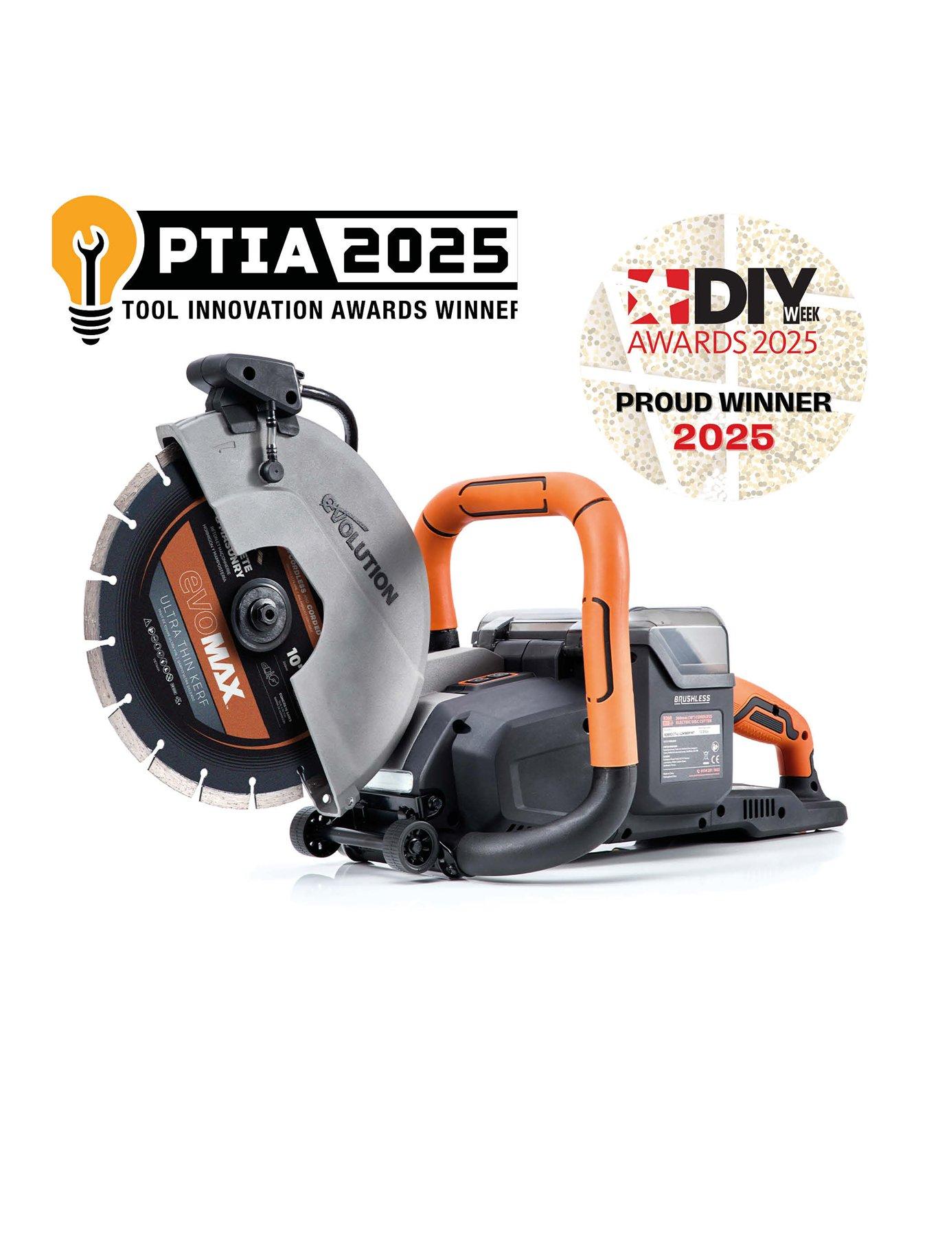 Image 2 of 7 of Evolution R260DCT-LI&nbsp;Cordless 260mm Disc Cutter with Dust Suppression, plus&nbsp;2x 5Ah&nbsp;Batteries