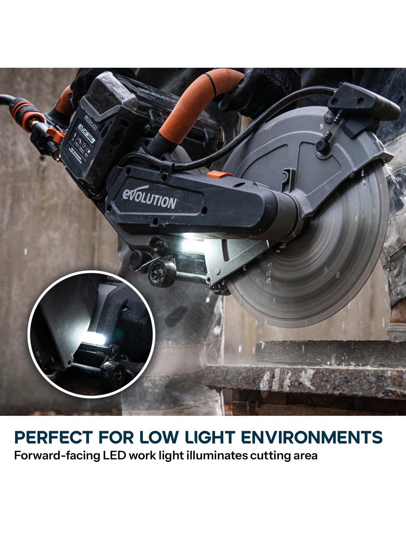 Image 6 of 7 of Evolution R260DCT-LI&nbsp;Cordless 260mm Disc Cutter with Dust Suppression, plus&nbsp;2x 5Ah&nbsp;Batteries
