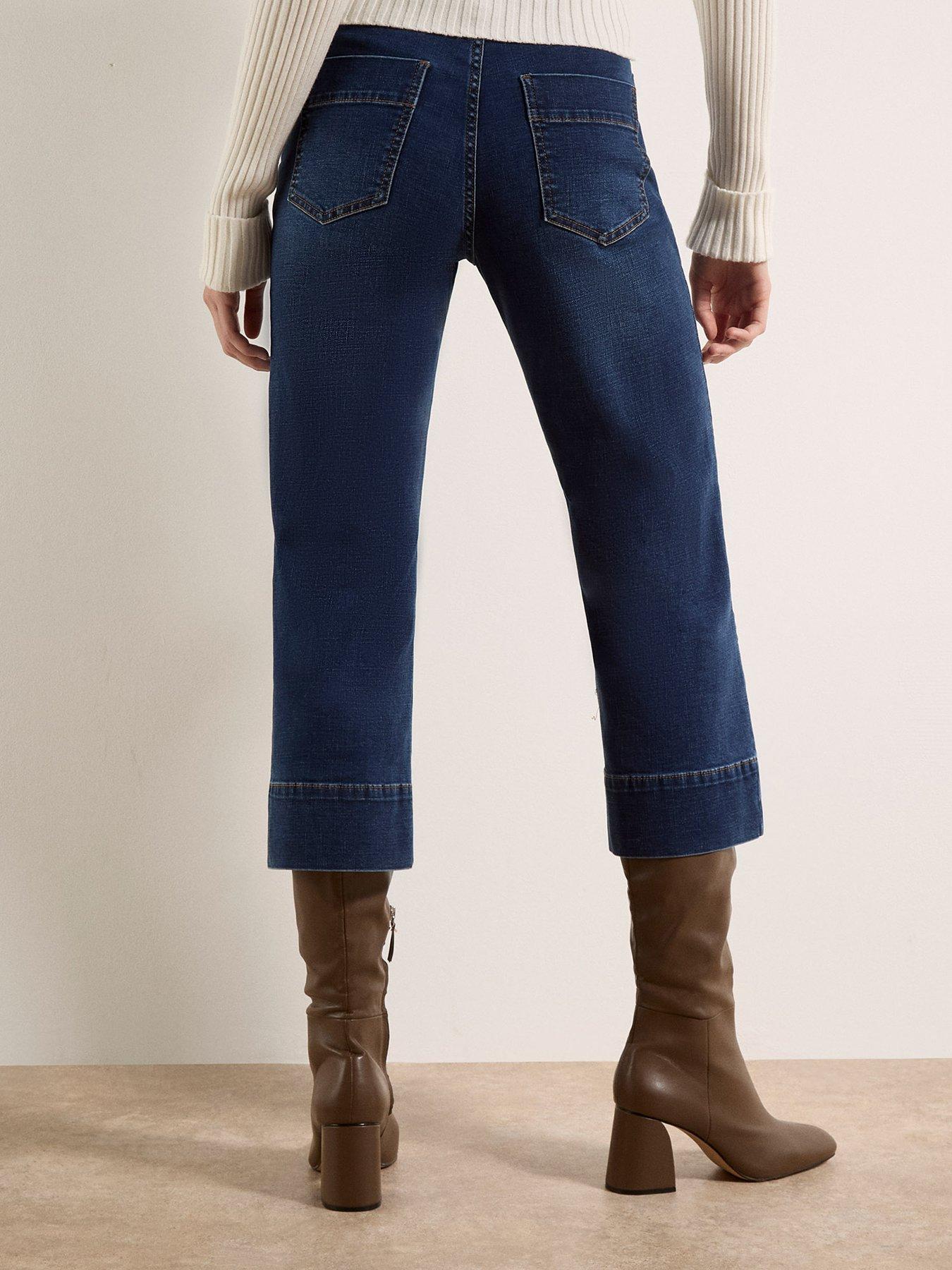 Image 2 of 7 of Apricot Ani Cropped Pocket Front Jean