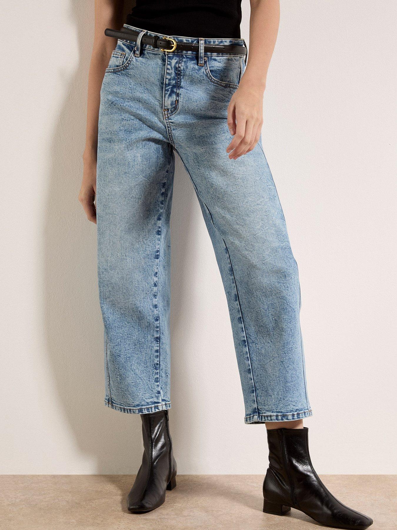 Image 1 of 6 of Apricot Mei Barrel Jean