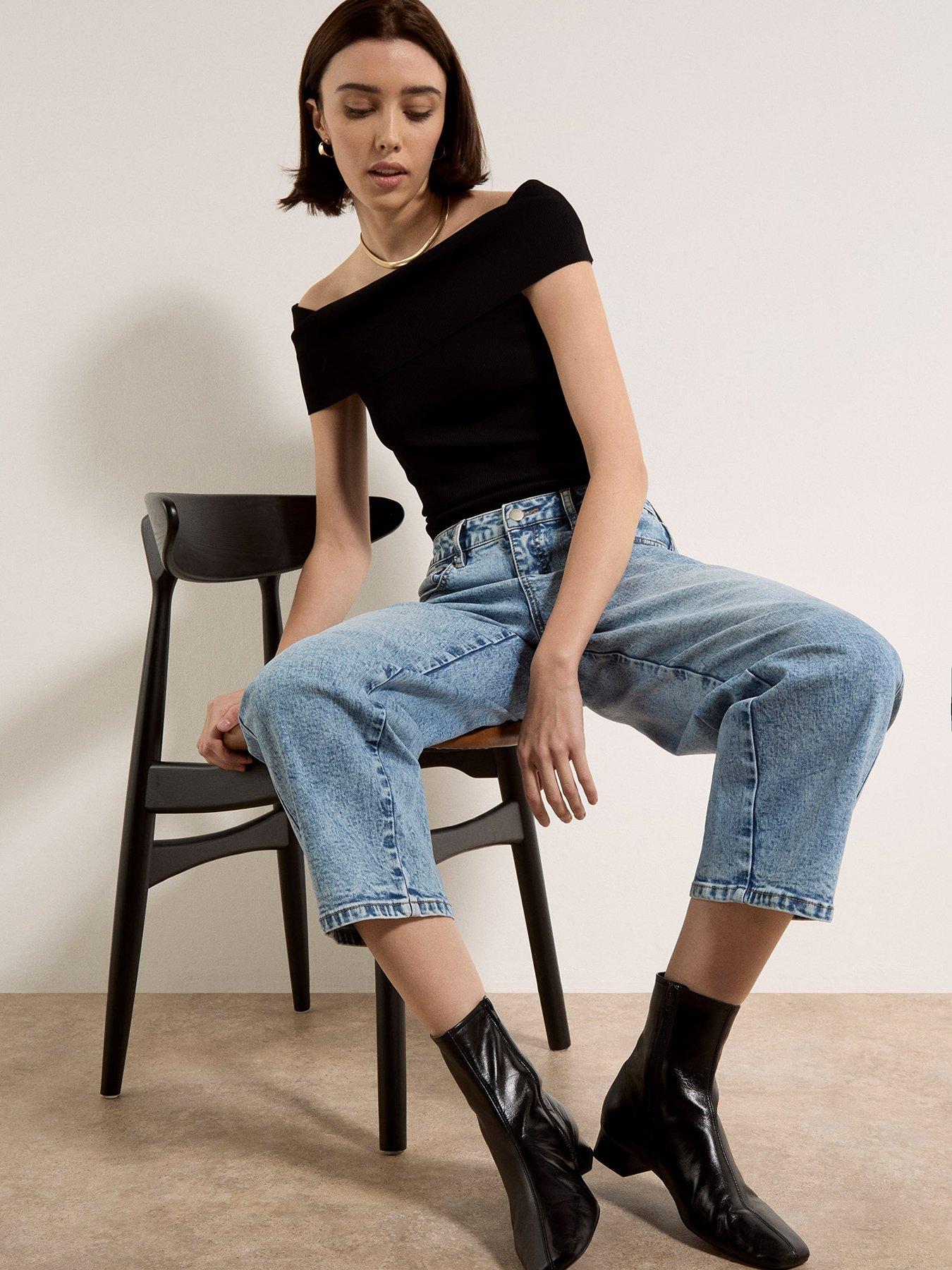 Image 5 of 6 of Apricot Mei Barrel Jean