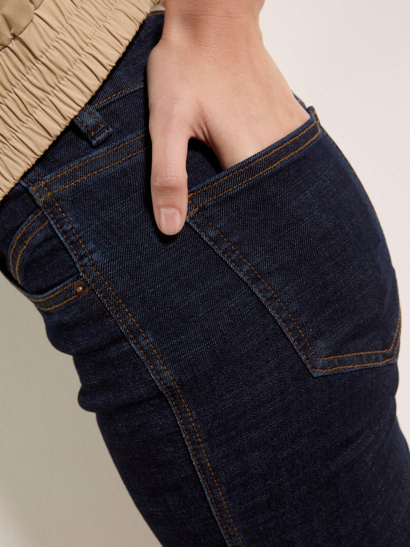 Image 6 of 6 of Apricot Sara Capri Jean