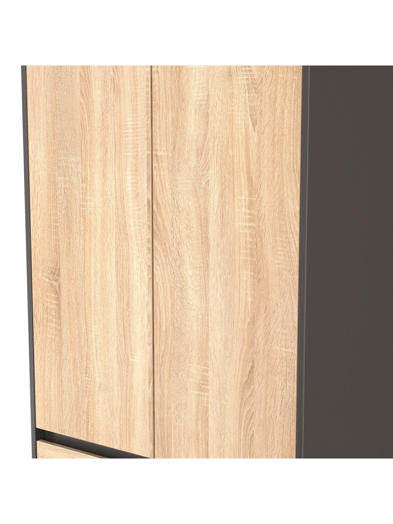 Image 4 of 7 of SWIFT Raina 2 Door 2 Drawer Wardrobe Ready Assembled