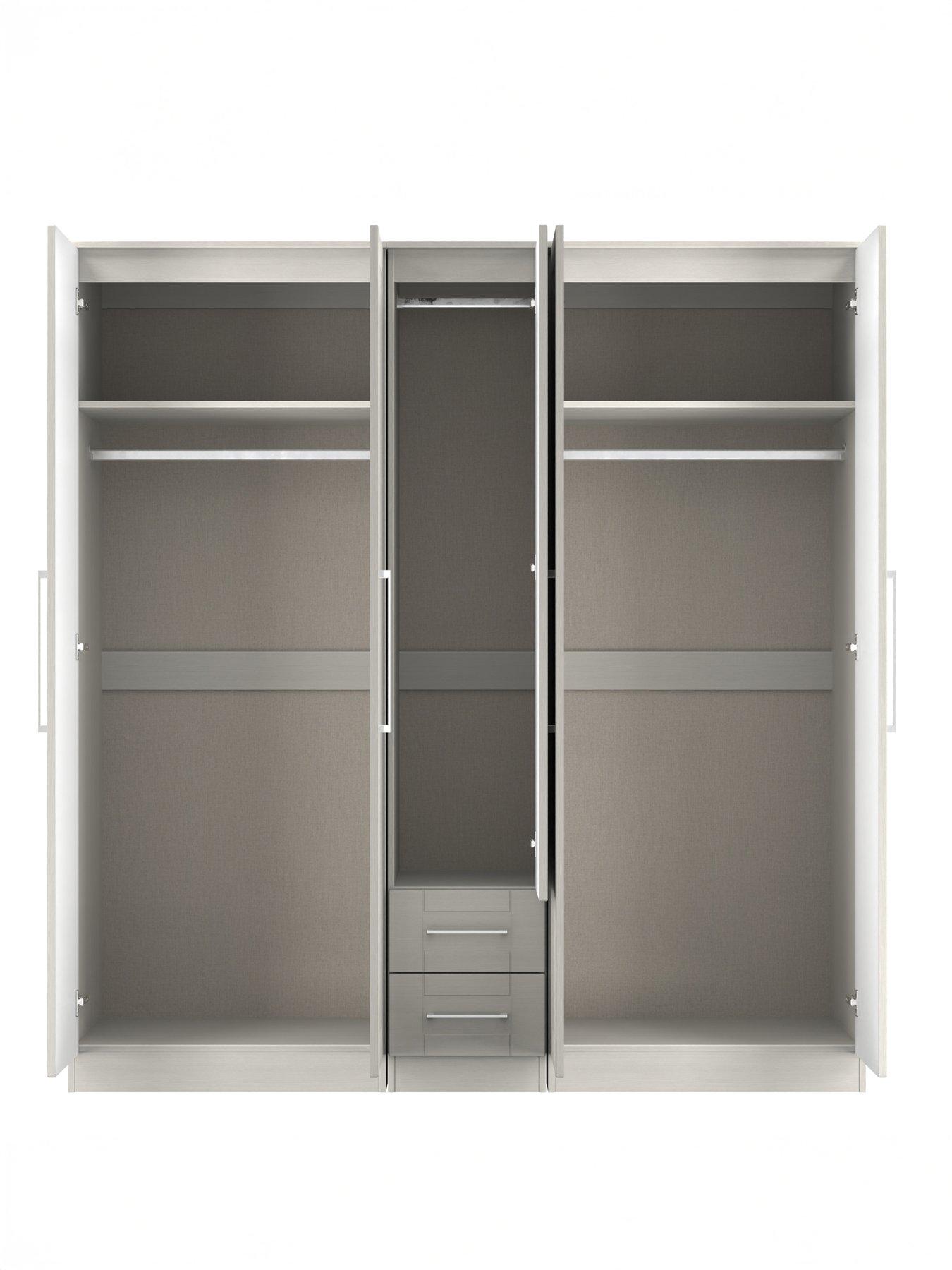 Image 7 of 7 of SWIFT Tabitha 5 Door 2 Drawer Wardrobe With Mirror Ready Assembled