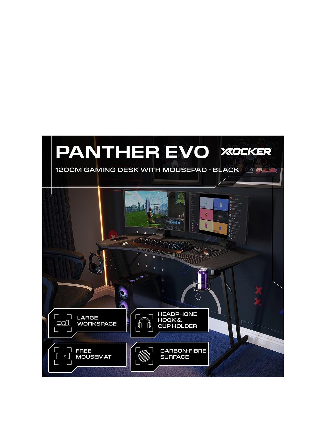 x-rocker-panther-evo-120cm-gaming-desk-with-mousepadstillFront