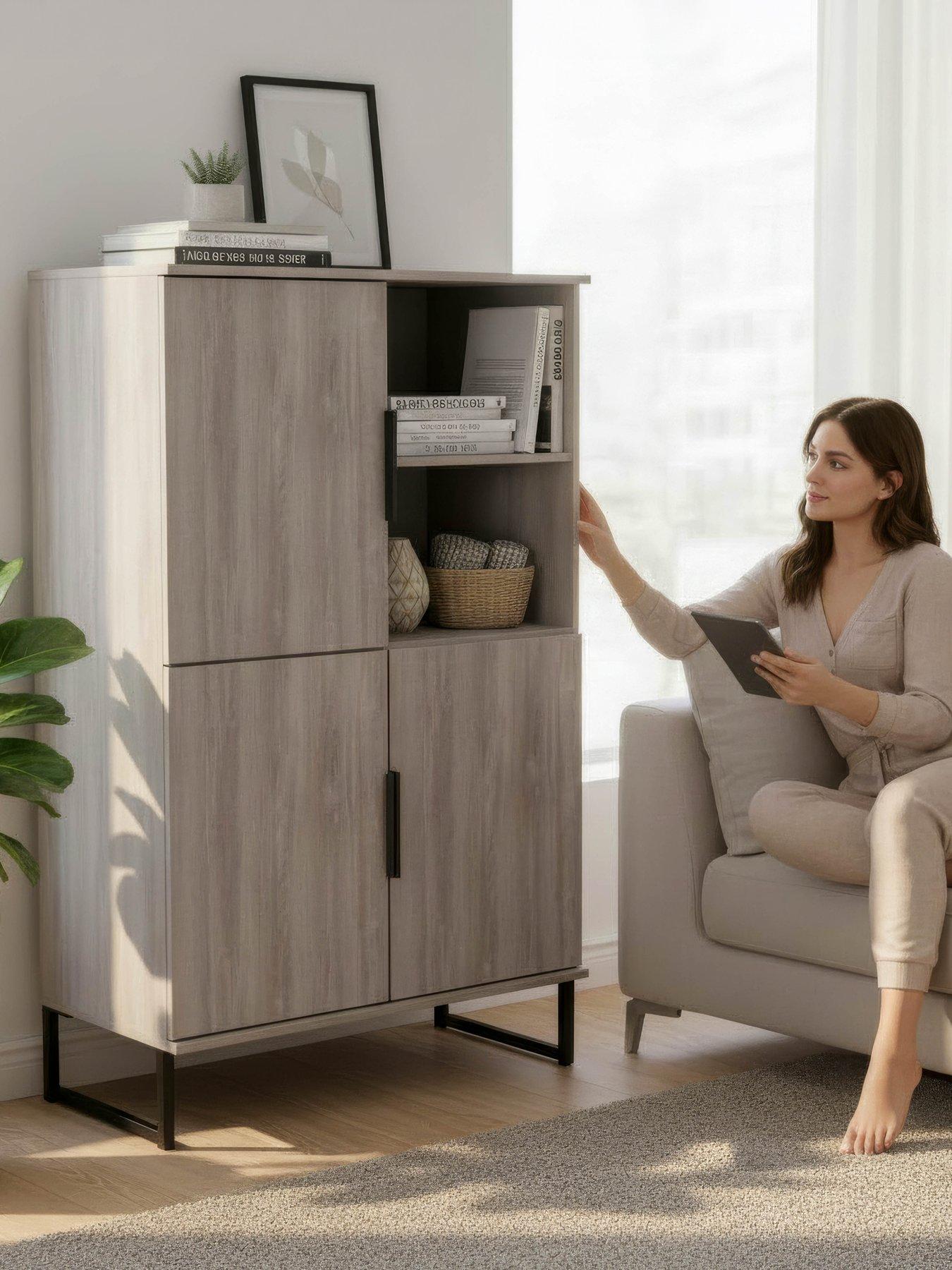 Image 1 of 7 of SWIFT Emerson Highboard Ready Assembled