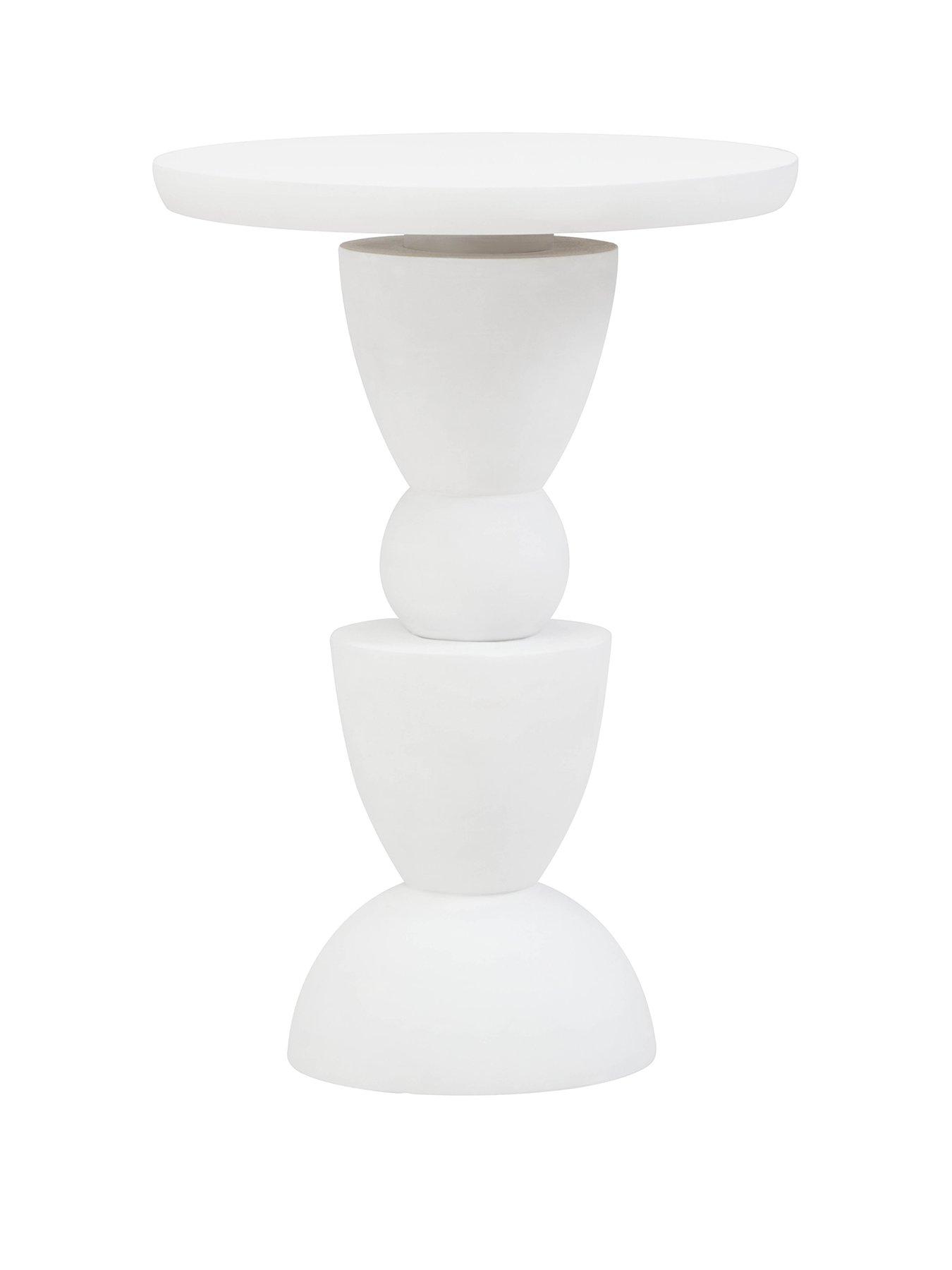 premier-housewares-walsa-mango-wood-column-side-tablestillFront