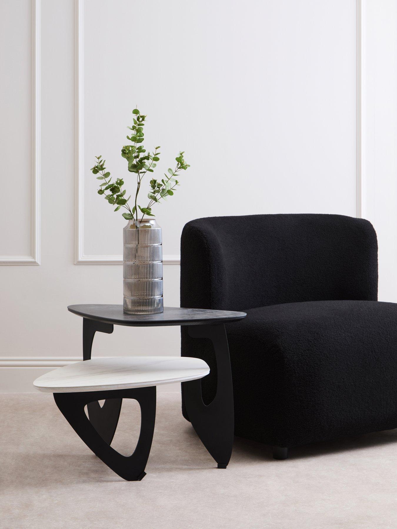 Premier Housewares Imperia 2 Tier Ceramic Coffee Table