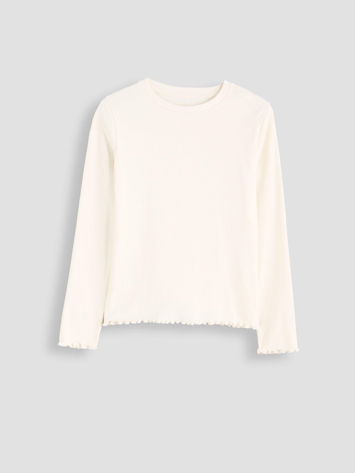 Image 6 of 6 of The Very Collection Girls 5 Pack Rib Long Sleeve Basic Tops (3 - 16 years)