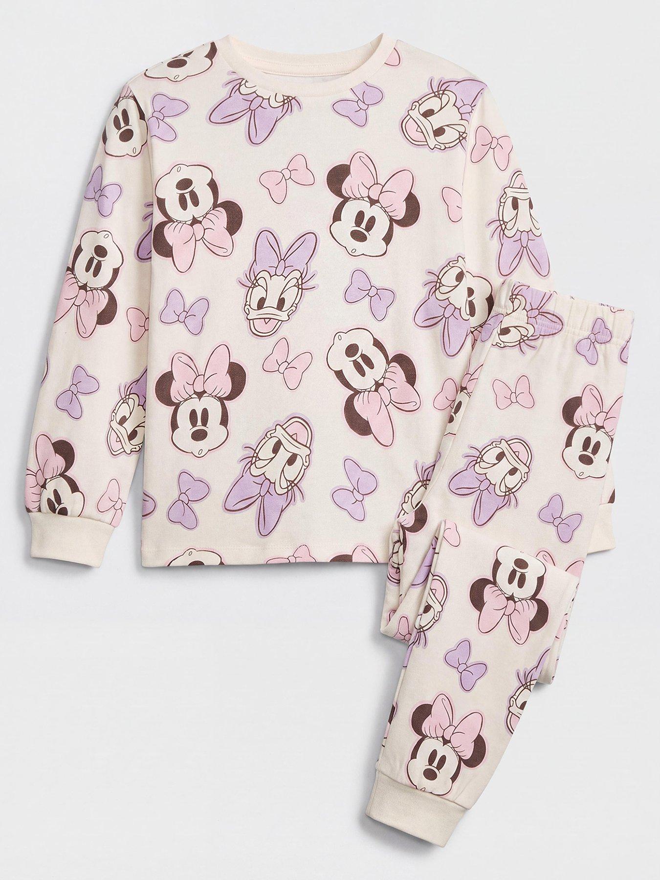 The Very Collection Disney Minnie Mouse All Over Print Pyjamas - Pink