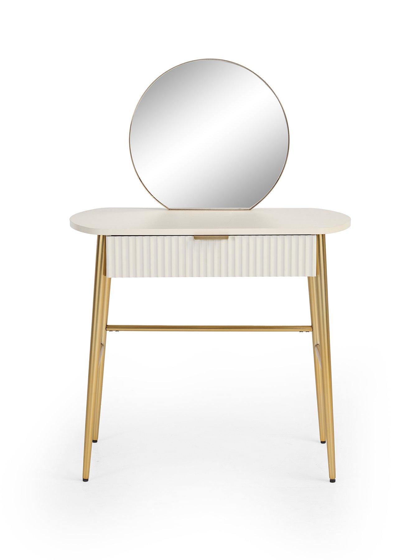 Image 2 of 7 of The Very Collection Cora Compact Dressing Table &amp; Mirror