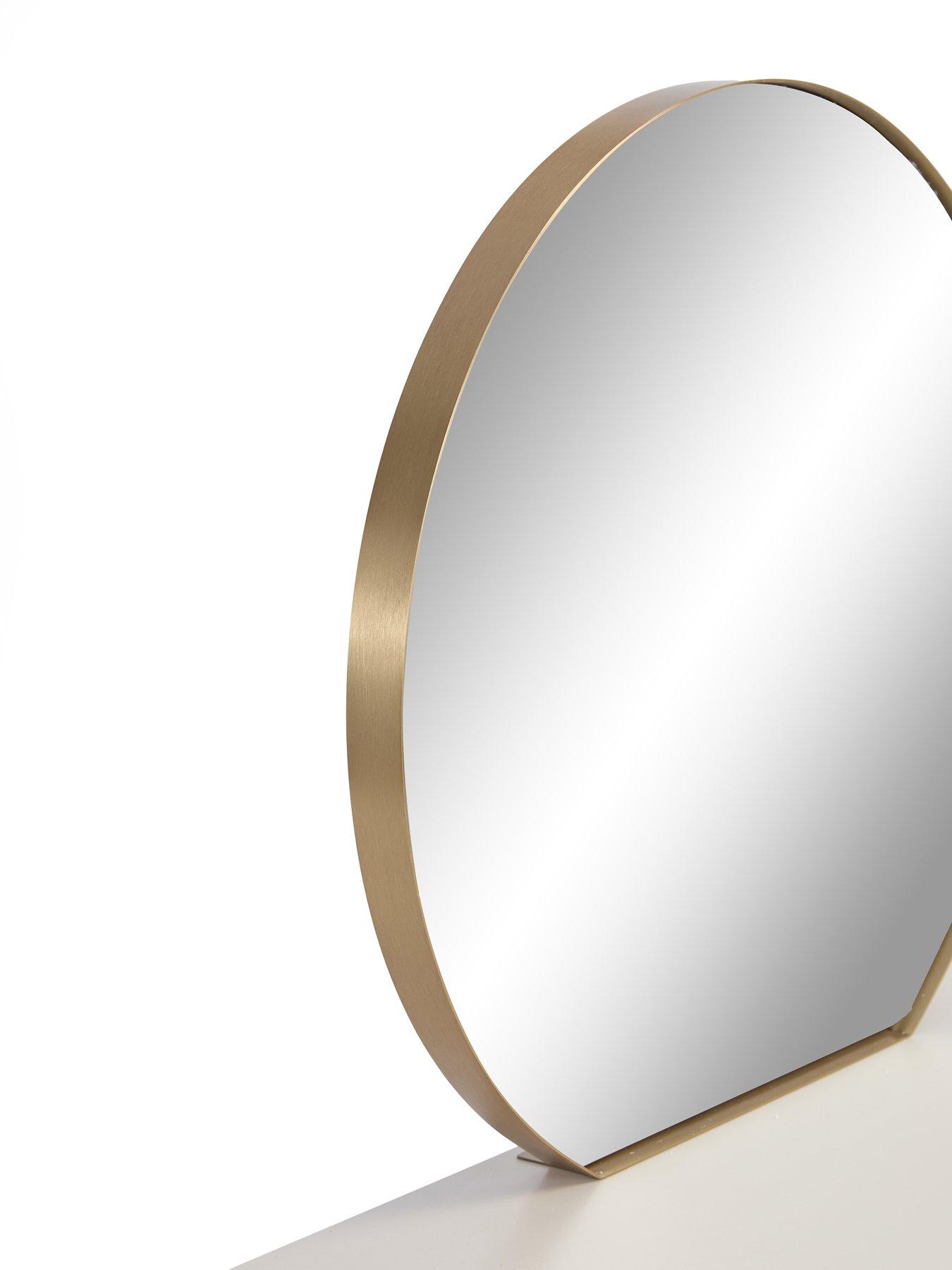 Image 4 of 7 of The Very Collection Cora Compact Dressing Table &amp; Mirror