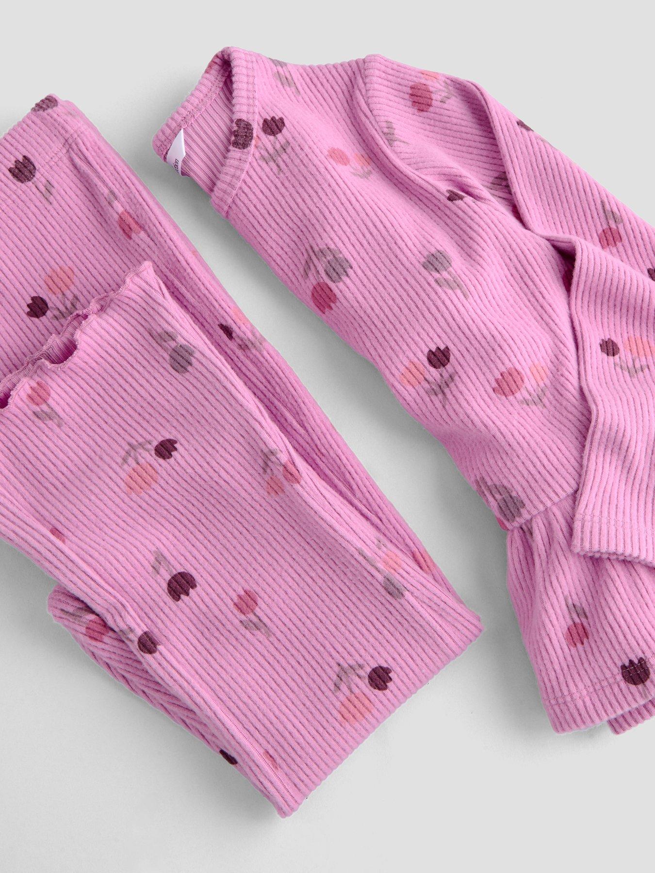 Image 5 of 5 of The Very Collection Girls Soft Touch Ribbed Peplum Outfit (9 months - 7 years) - Floral