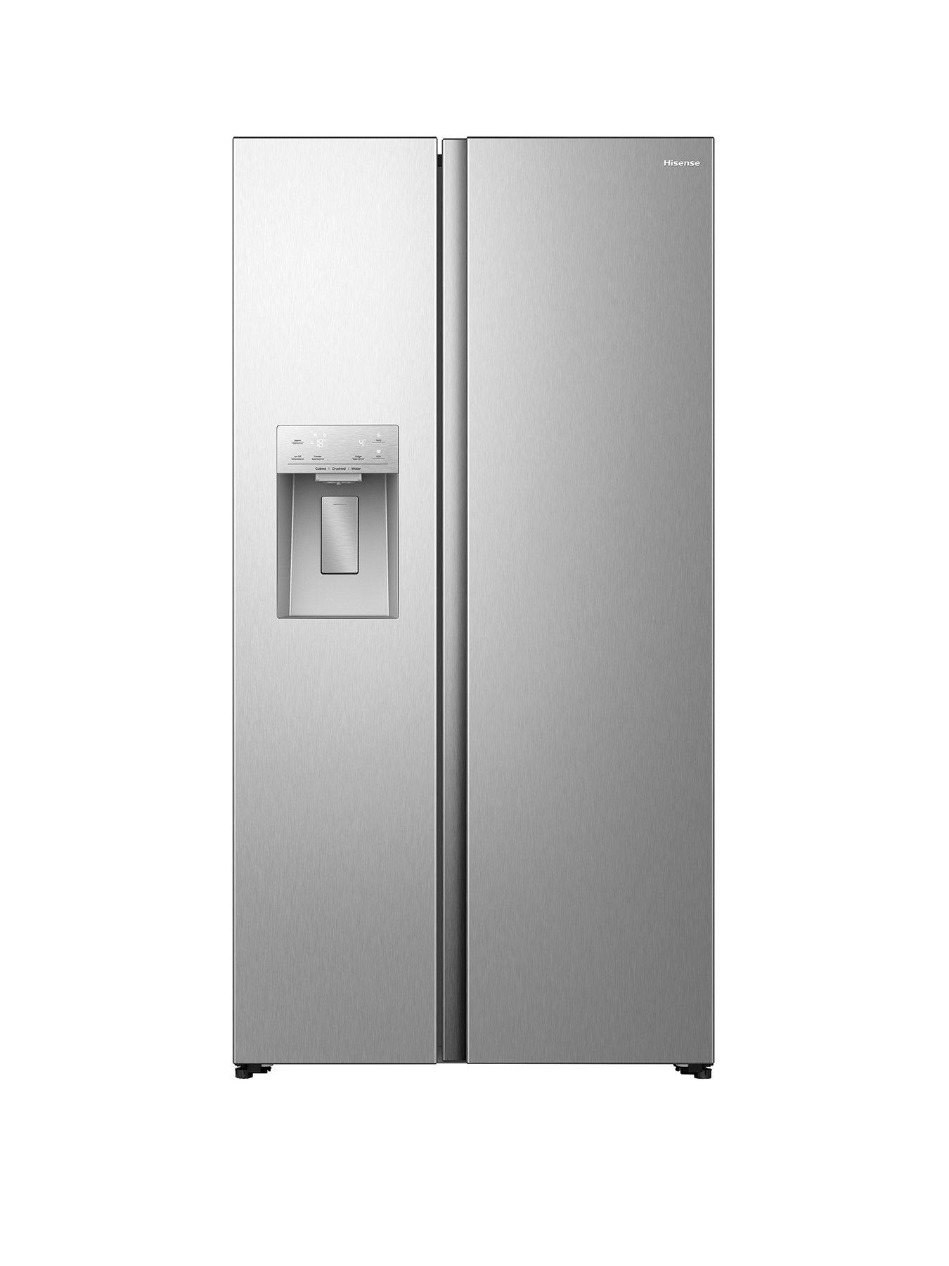 Hisense RS5P528STIC American Side- By-Side with Water & Ice dispenser - C Rated - Stainless