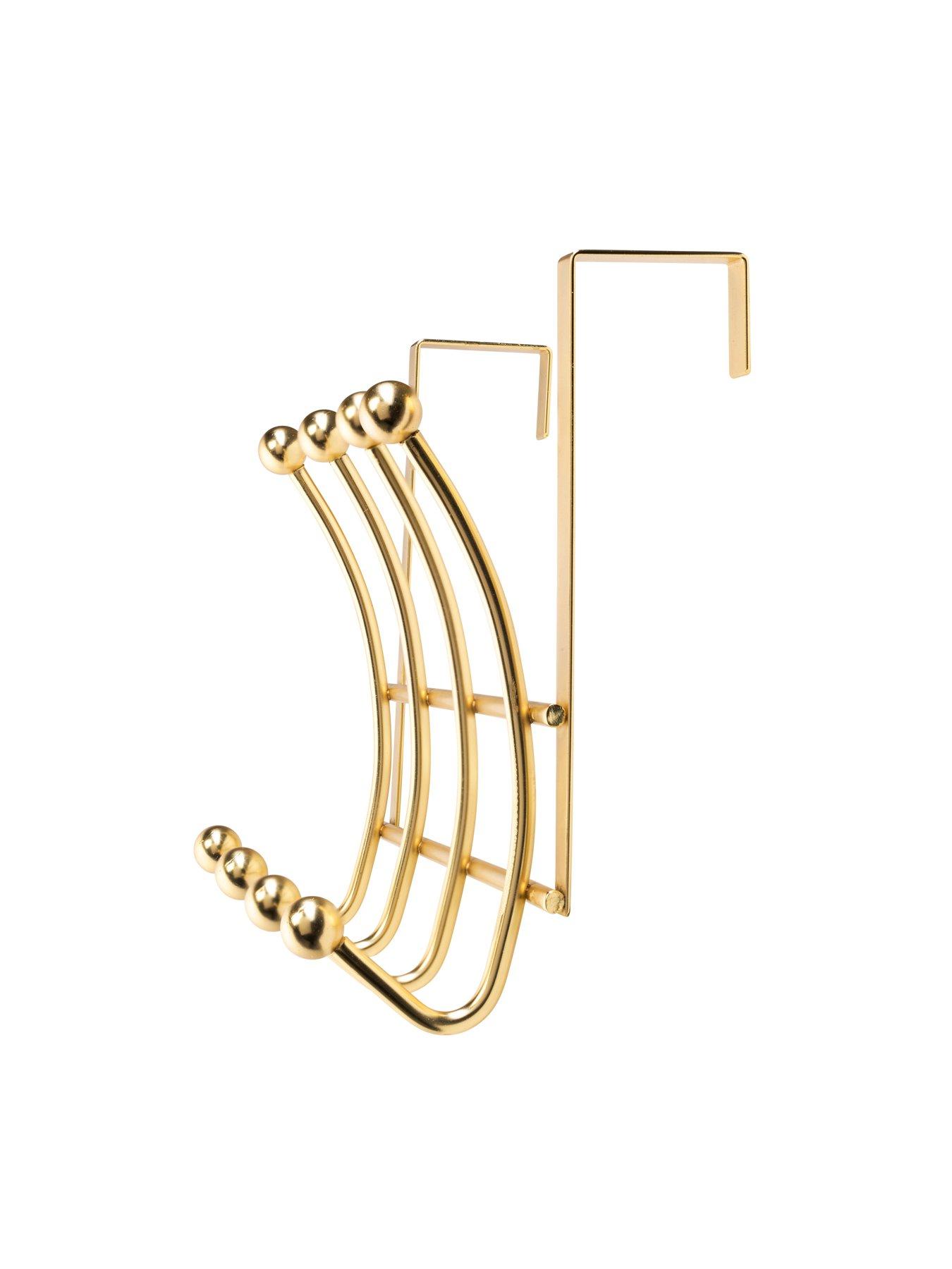 Image 2 of 5 of Croydex Gold Hook Over Door Multi Hooks