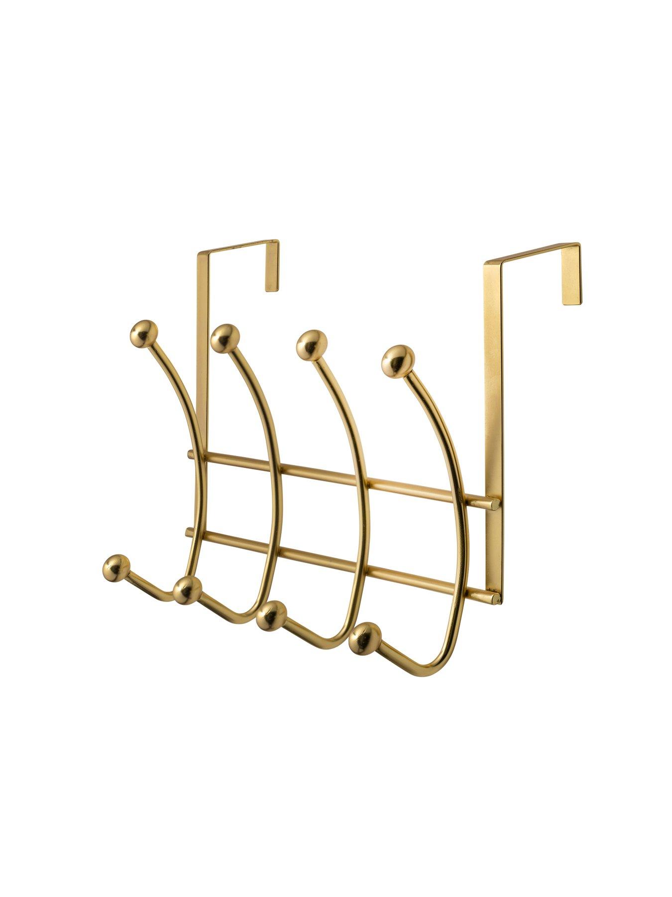 Image 4 of 5 of Croydex Gold Hook Over Door Multi Hooks