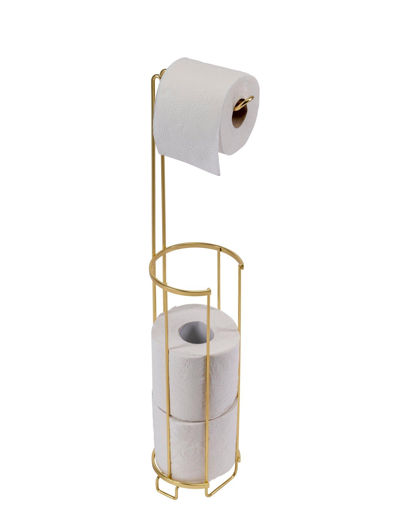 Image 2 of 4 of Croydex Gold Freestanding Toilet Roll Holder