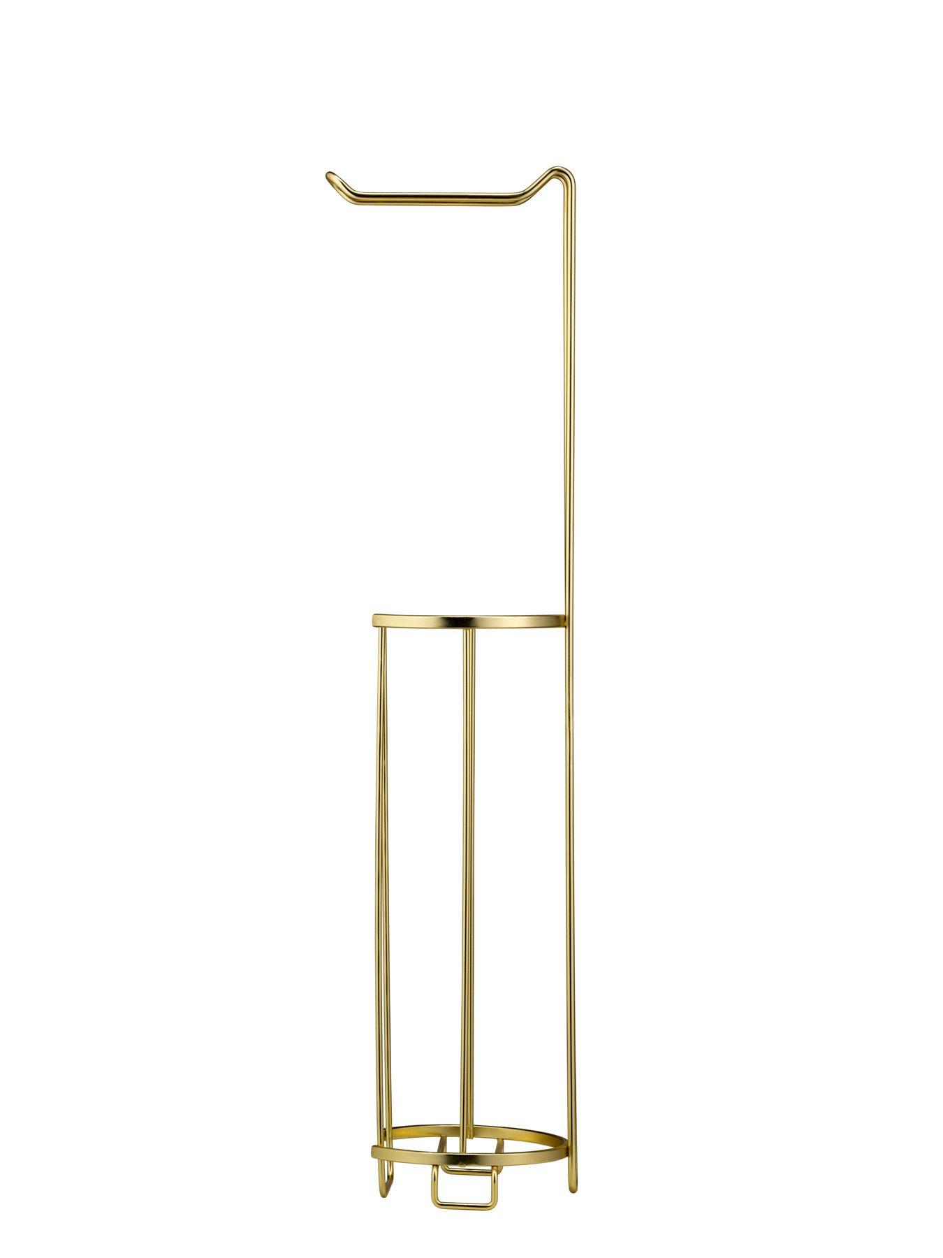 Image 3 of 4 of Croydex Gold Freestanding Toilet Roll Holder