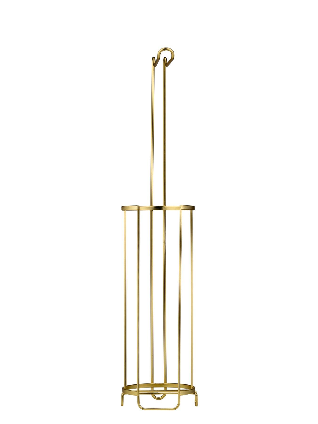 Image 4 of 4 of Croydex Gold Freestanding Toilet Roll Holder