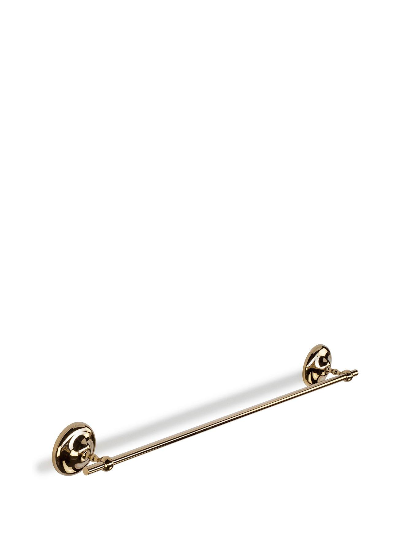 Image 2 of 5 of Croydex Flexi-fix Grosvenor Gold Towel Rail