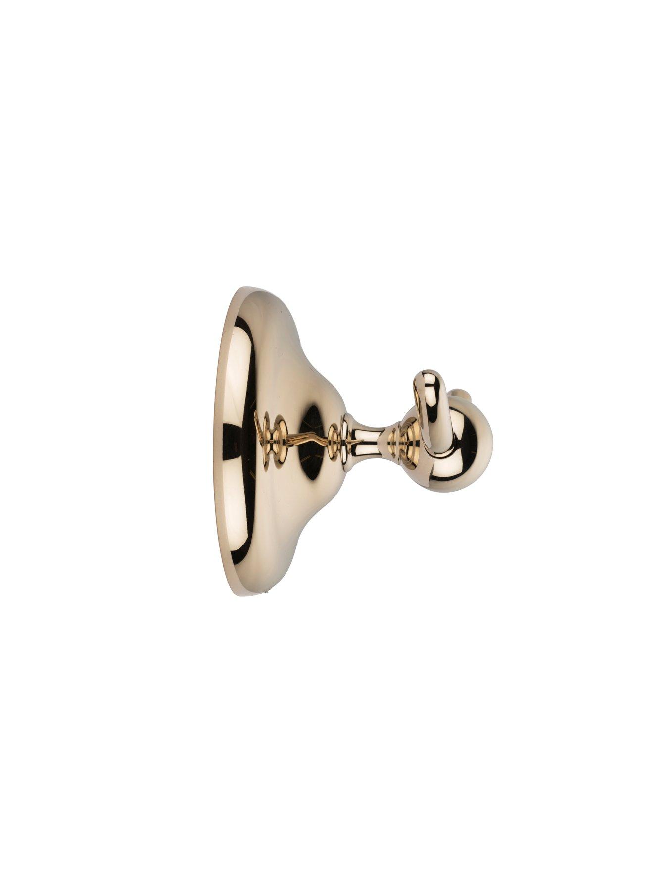 Image 3 of 5 of Croydex Flexi-fix Grosvenor Gold Double Robe Hook