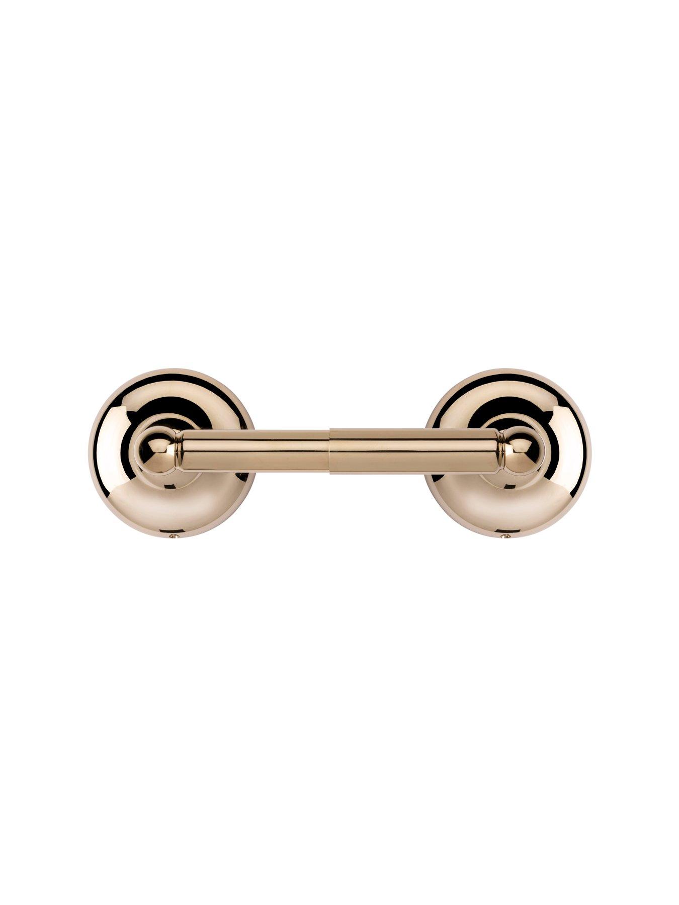 croydex-flexi-fix-grosvenor-gold-spindle-toilet-roll-holderback