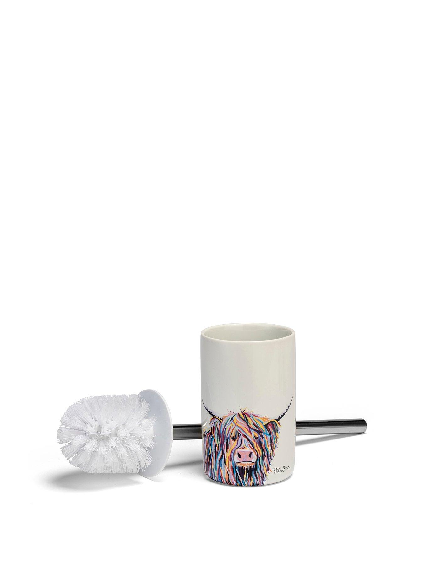 Image 2 of 4 of Croydex Steven Brown Angus Mccoo Toilet Brush &amp; Holder