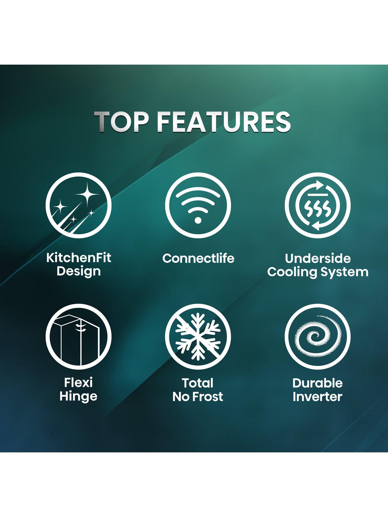 Image 2 of 7 of Hisense KitchenFit&trade; RL3K370SAIE KitchenFit Tall Fridge - Silver - E Rated