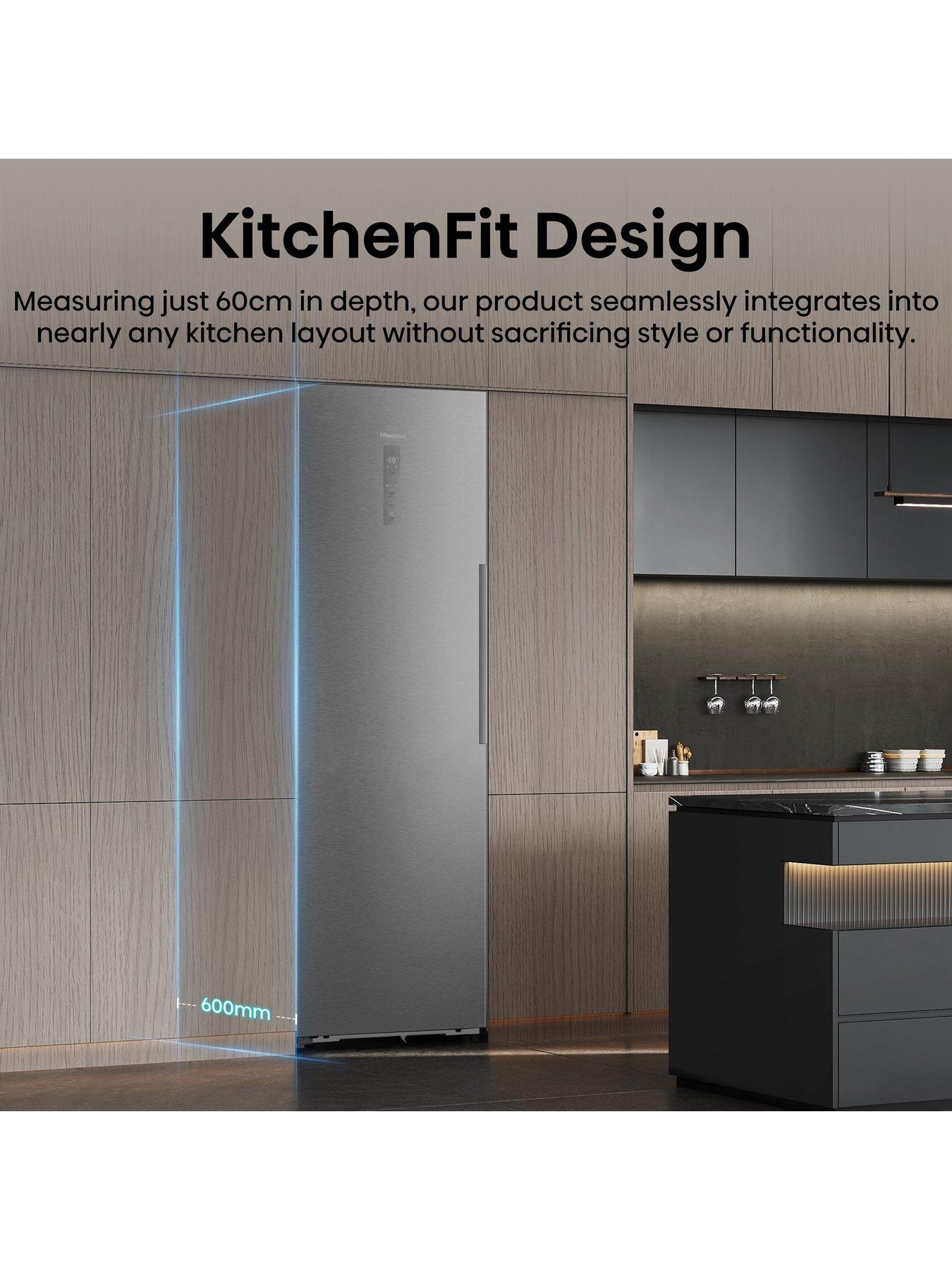 Image 3 of 7 of Hisense KitchenFit&trade; RL3K370SAIE KitchenFit Tall Fridge - Silver - E Rated