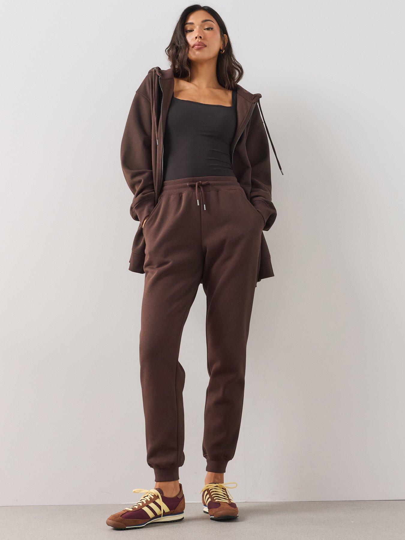 The Very Collection Cuffed Jogger - Brown