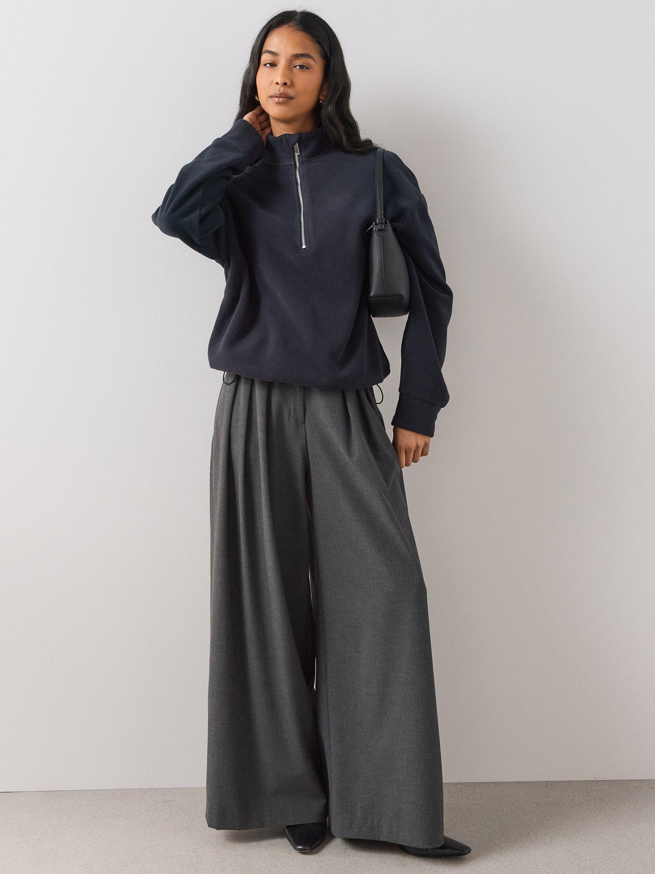 Image 3 of 6 of The Very Collection Funnel Neck Fleece